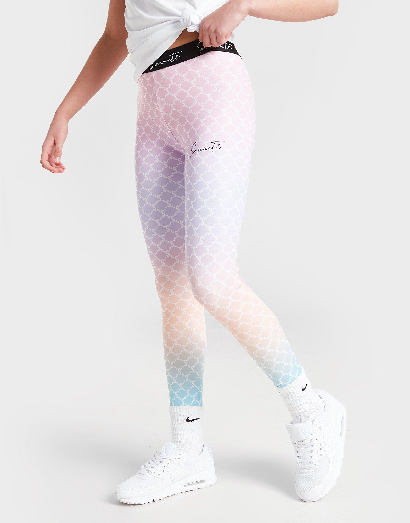 Sonneti Girls' Geometric Tie Dye Leggings Junior