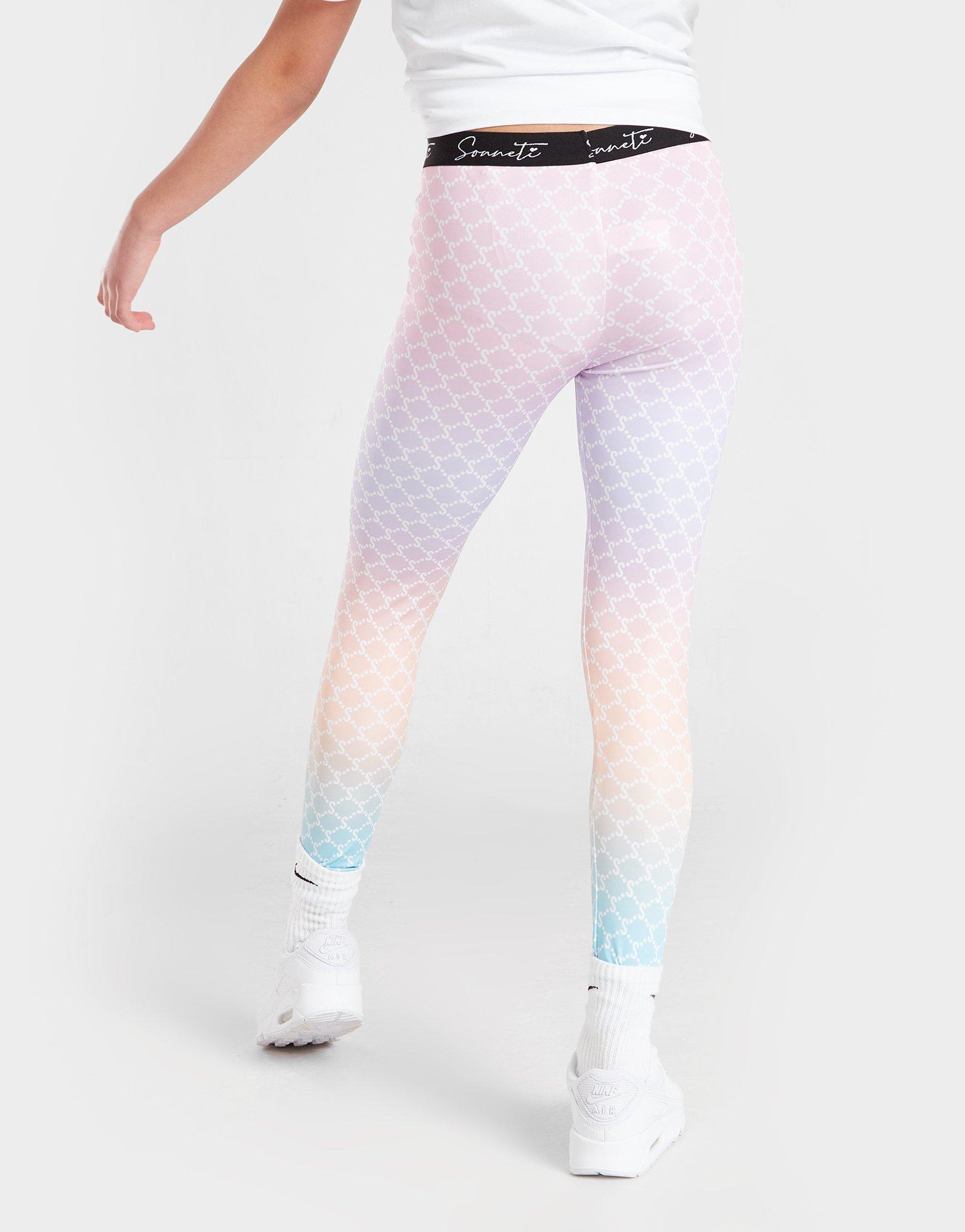 Sonneti Girls' Geometric Tie Dye Leggings Junior