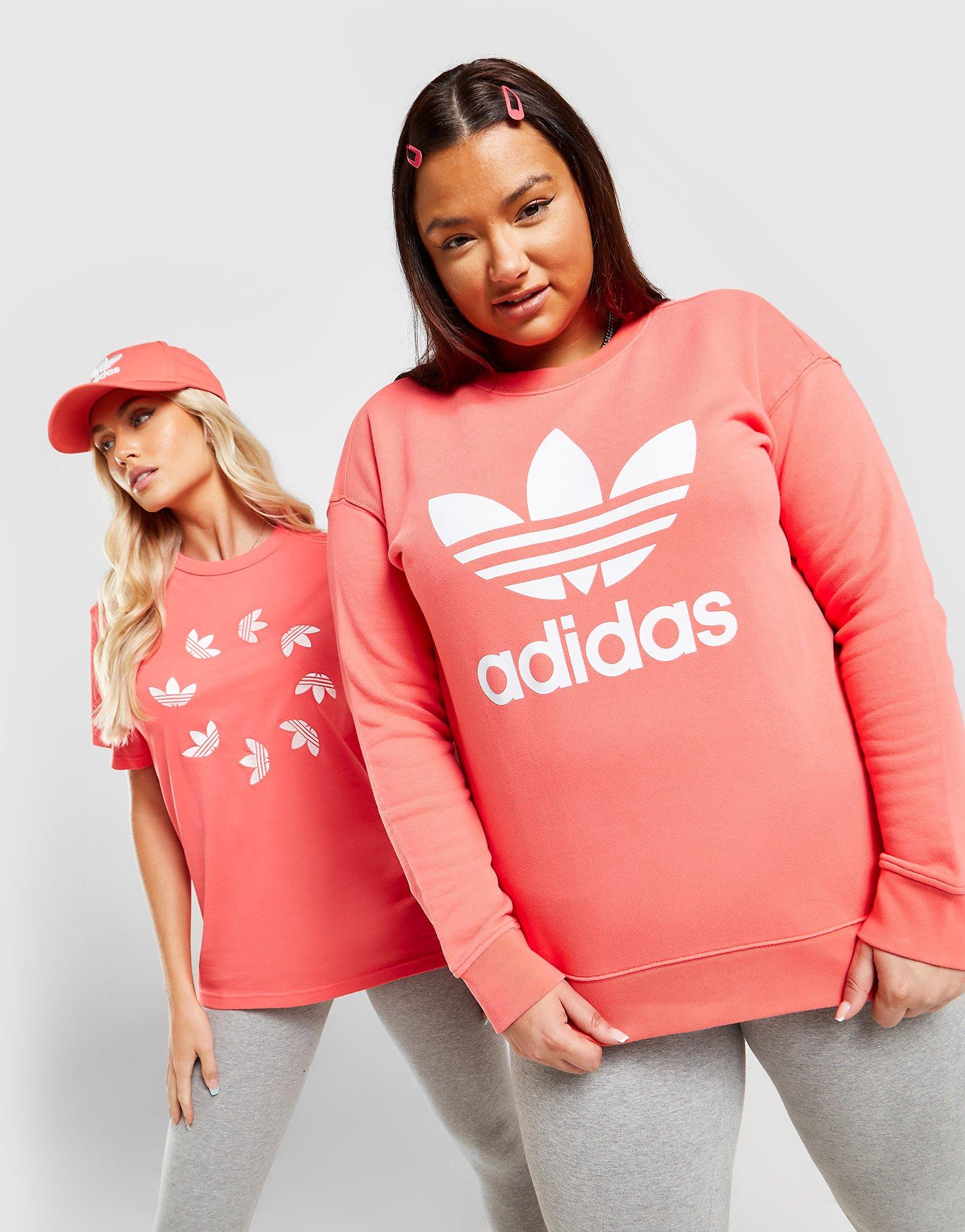adidas Originals Trefoil Plus Size Crew Sweatshirt