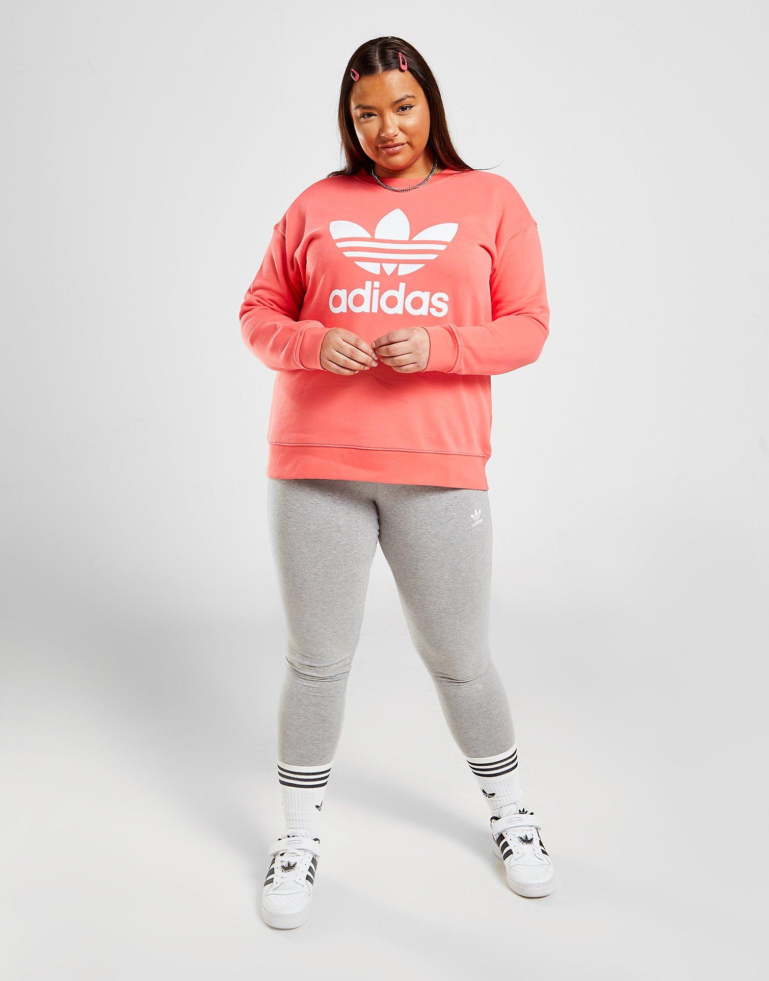 adidas Originals Trefoil Plus Size Crew Sweatshirt