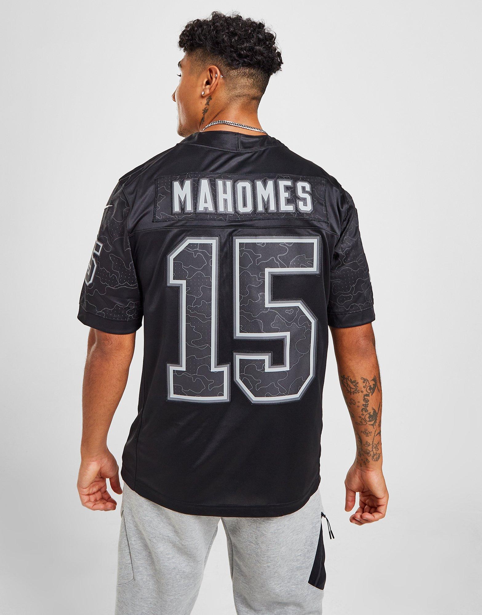 Men's Nike Patrick Mahomes Black Kansas City Chiefs 2020 Salute To Service  Limited Jersey