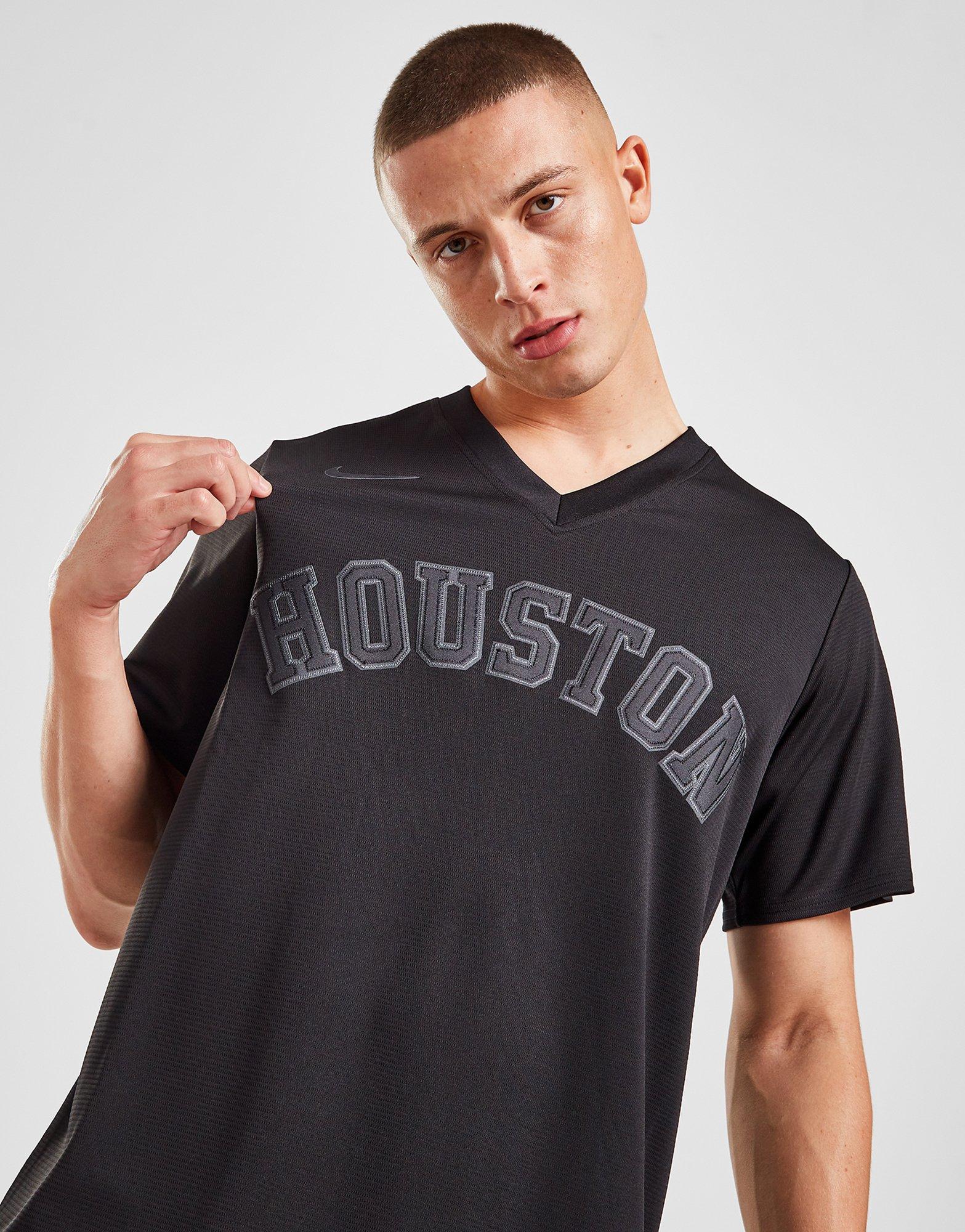 Nike Team First (MLB Houston Astros) Women's Cropped T-Shirt