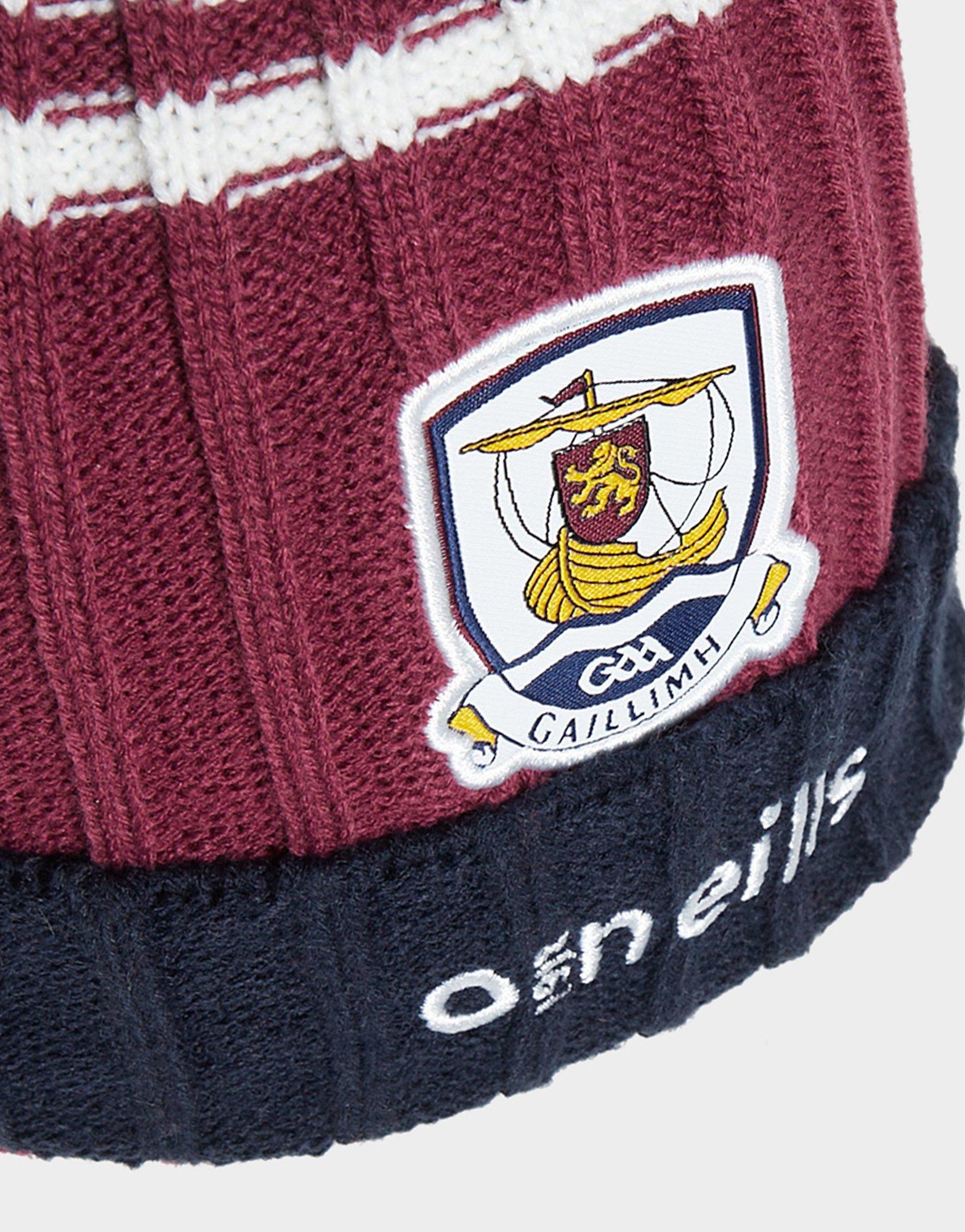 O'Neills Galway GAA Peak Bobble Hat Junior