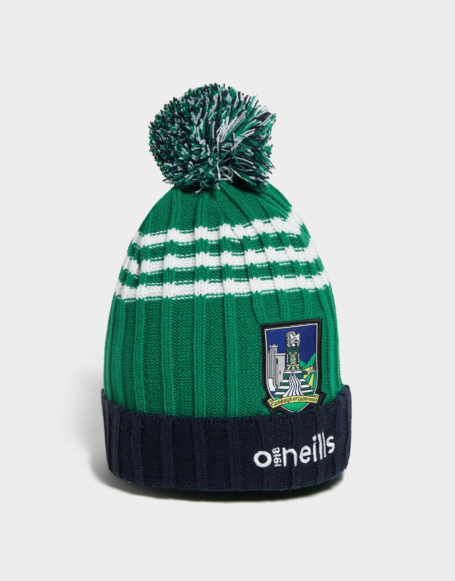 Green O'Neills Limerick GAA Peak Bobble Hat JD Sports Ireland