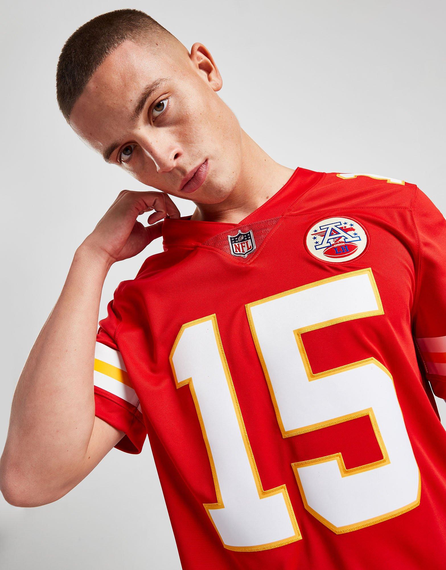 2017-23 KANSAS CITY CHIEFS MAHOMES #15 NIKE GAME JERSEY (HOME) L - W/T -  Classic American Sports