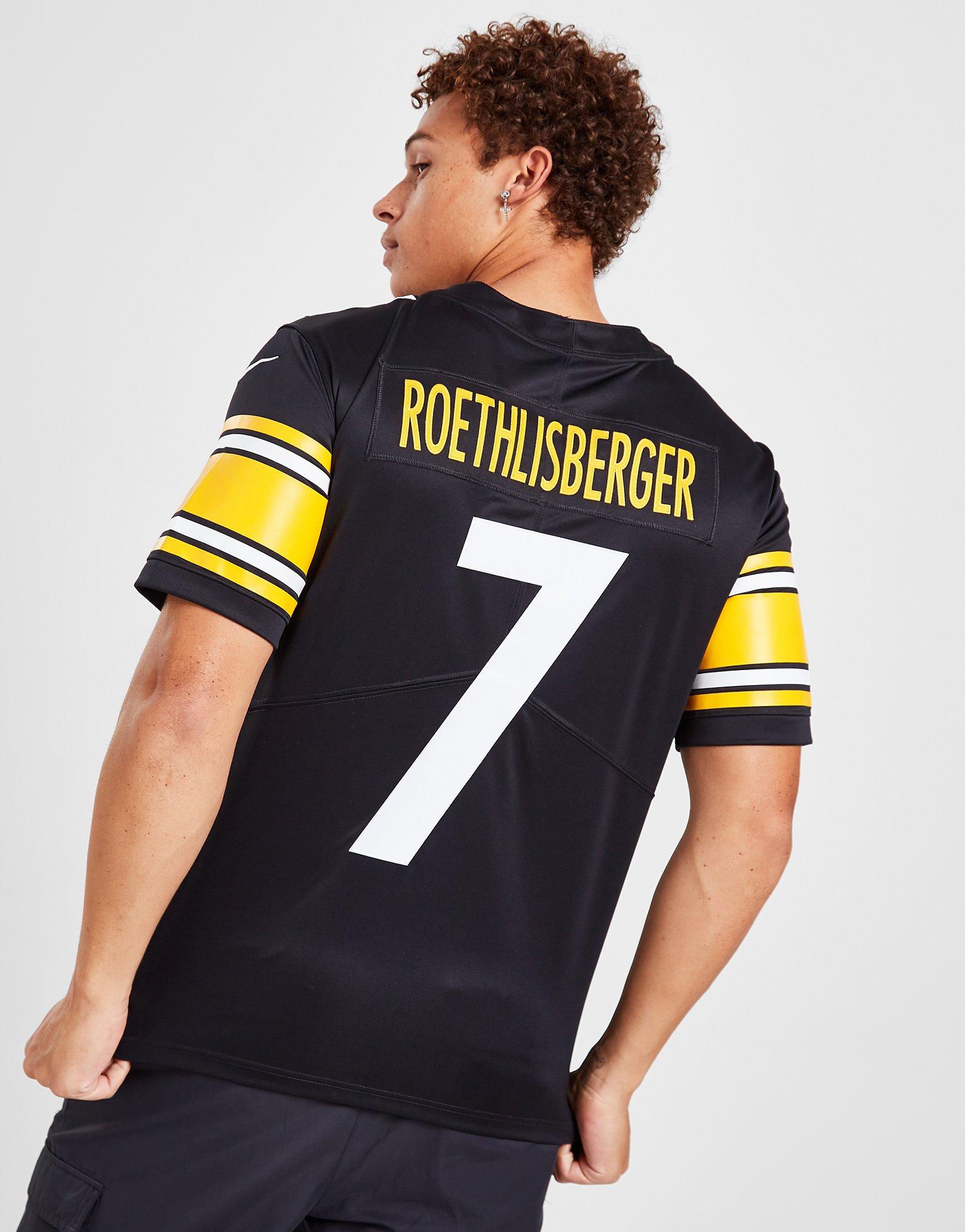 Authentic Ben Roethlisberger Nike Elite Steelers Throwback Jersey Mens  Size: 40