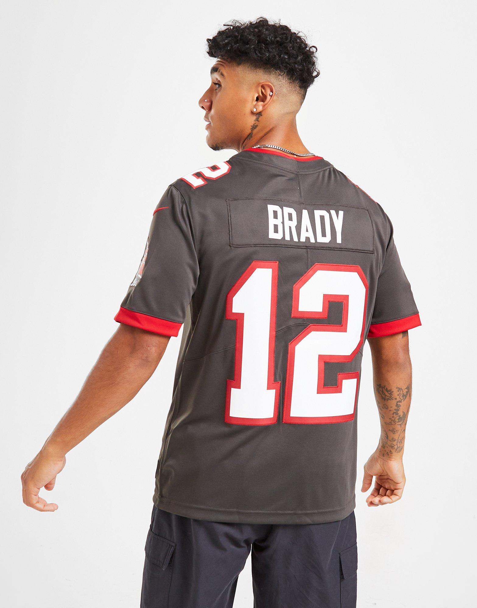 Red Nike NFL Tampa Bay Buccaneers Brady #12 Jersey - JD Sports NZ