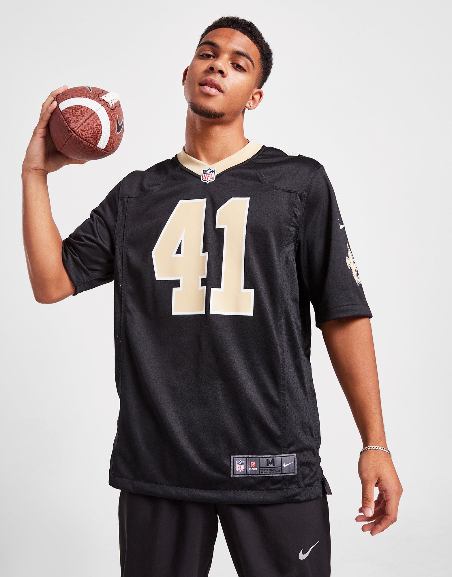 Nike Boys' New Orleans Saints Alvin Kamara #41 Black Game Jersey