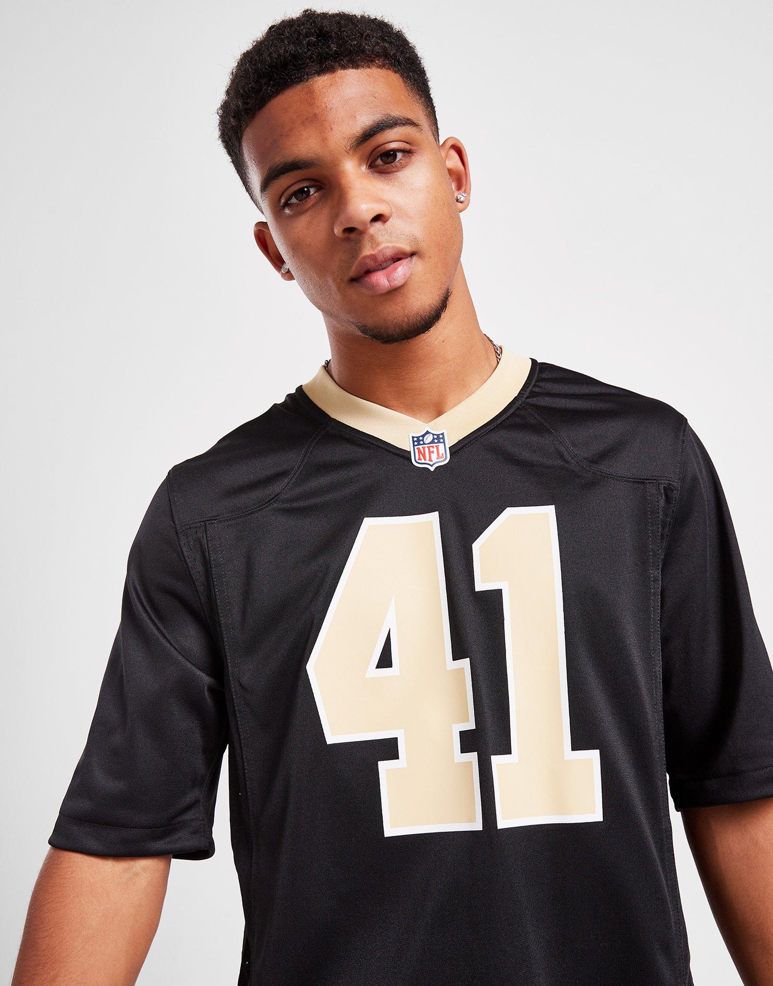 Black Nike NFL New Orleans Saints Kamara #41 Jersey