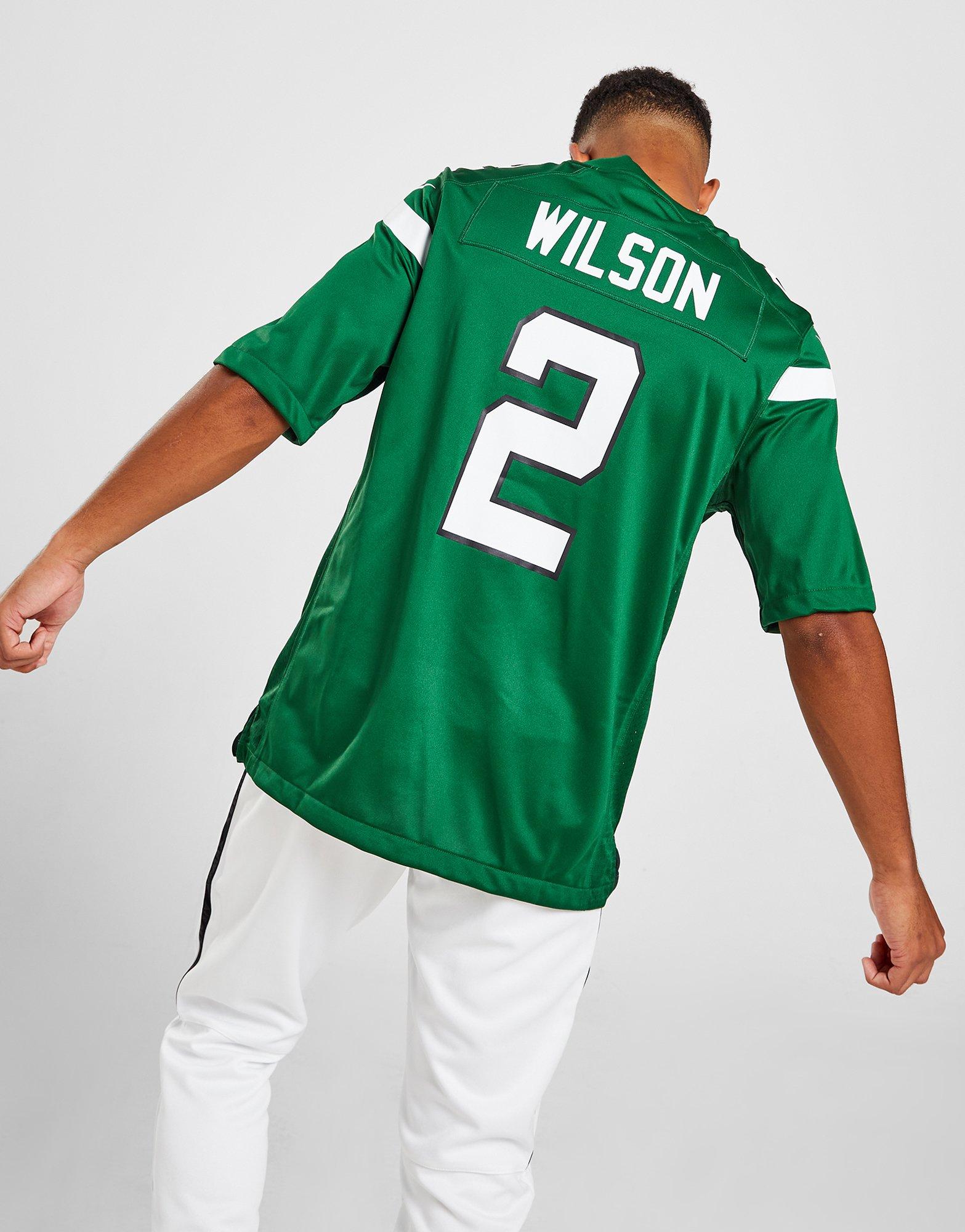 Black Nike NFL New York Jets Wilson #2 Jersey