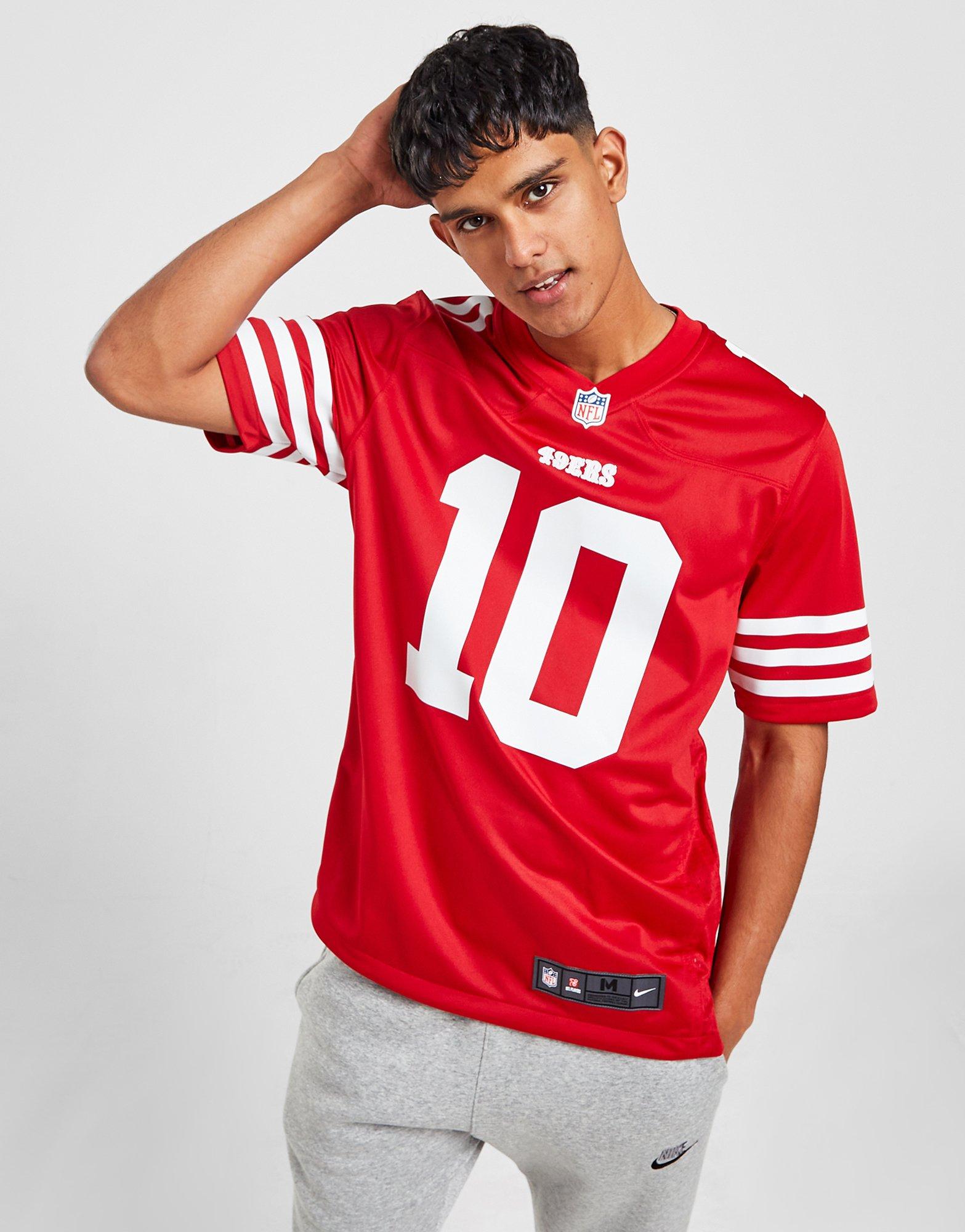 Red Nike NFL San Francisco 49ers Garoppolo #10 Jersey - JD Sports Ireland