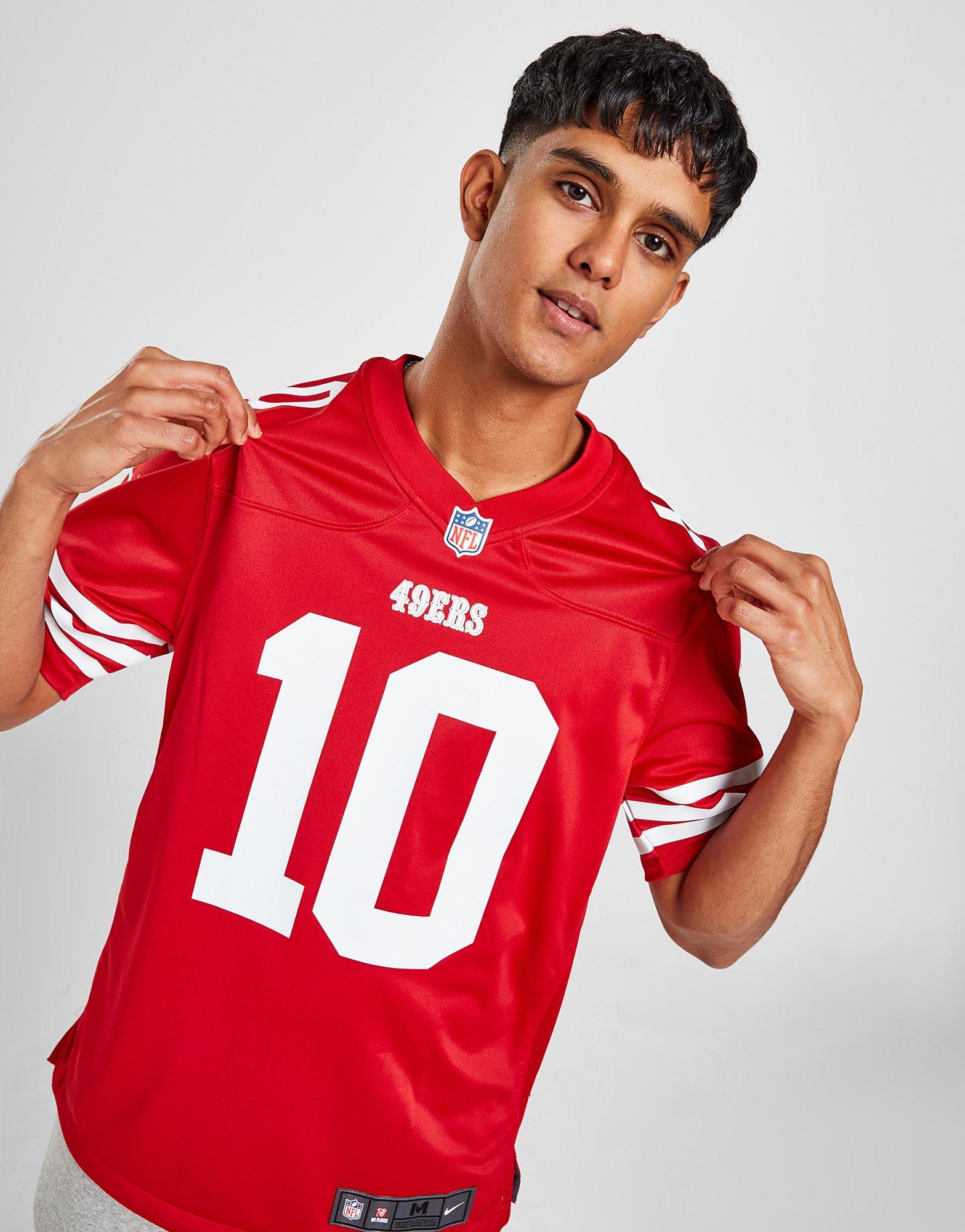 Red Nike NFL San Francisco 49ers Garoppolo #10 Jersey - JD Sports Ireland
