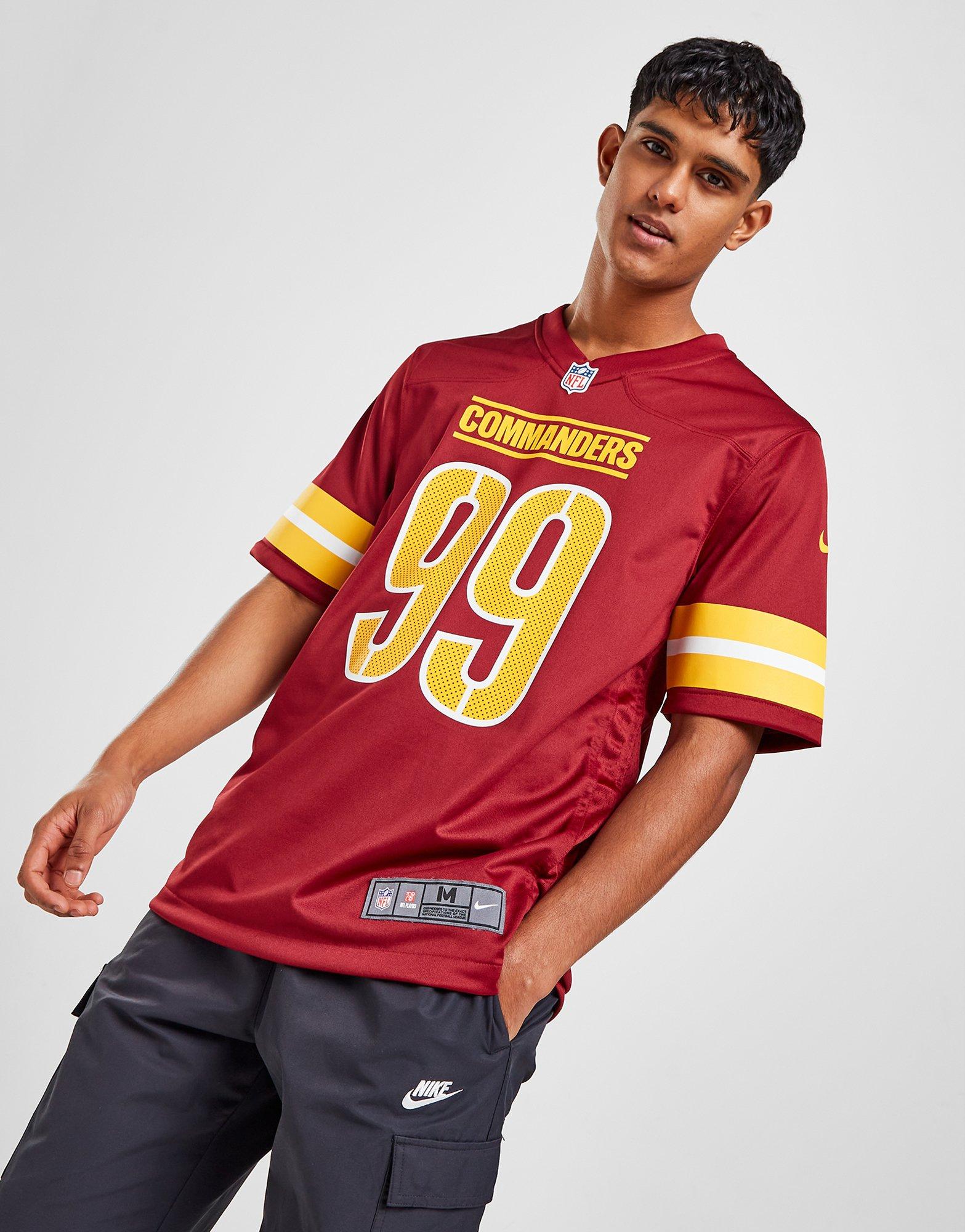 Red Nike NFL Washington Commanders Young #99 Jersey