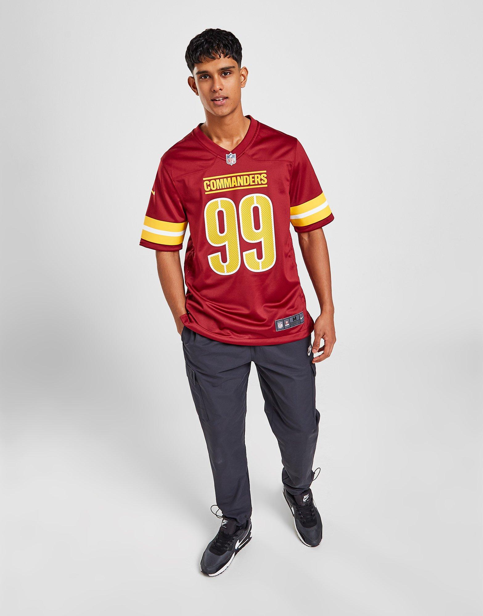 Red Nike NFL Washington Commanders Young #99 Jersey