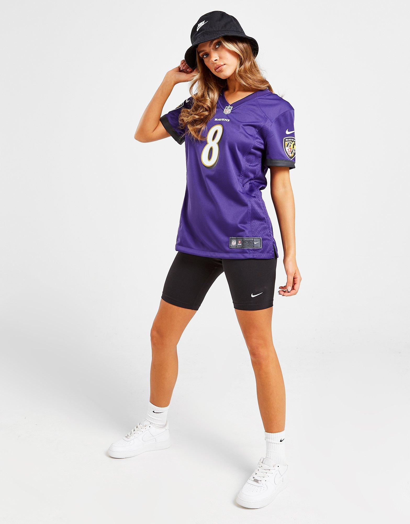 Purple Nike NFL Baltimore Ravens Jackson #8 Jersey, JD Sports UK