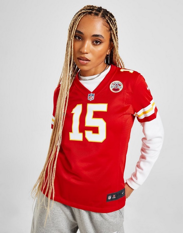 Red Nike NFL Kansas City Chiefs Mahomes #15 Jersey Women's