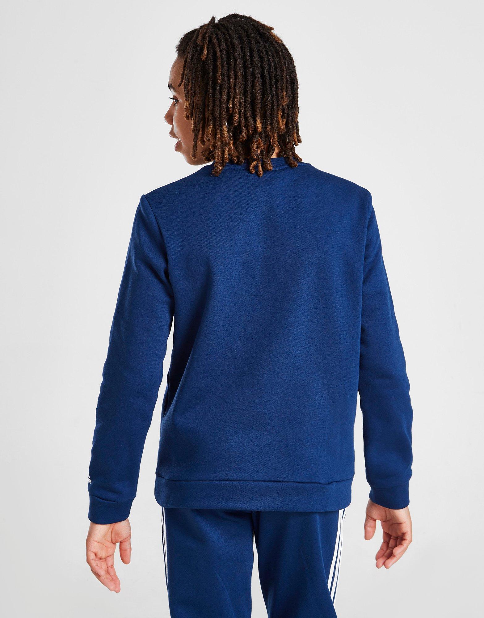 adidas Central Panel Crew Sweatshirt Junior