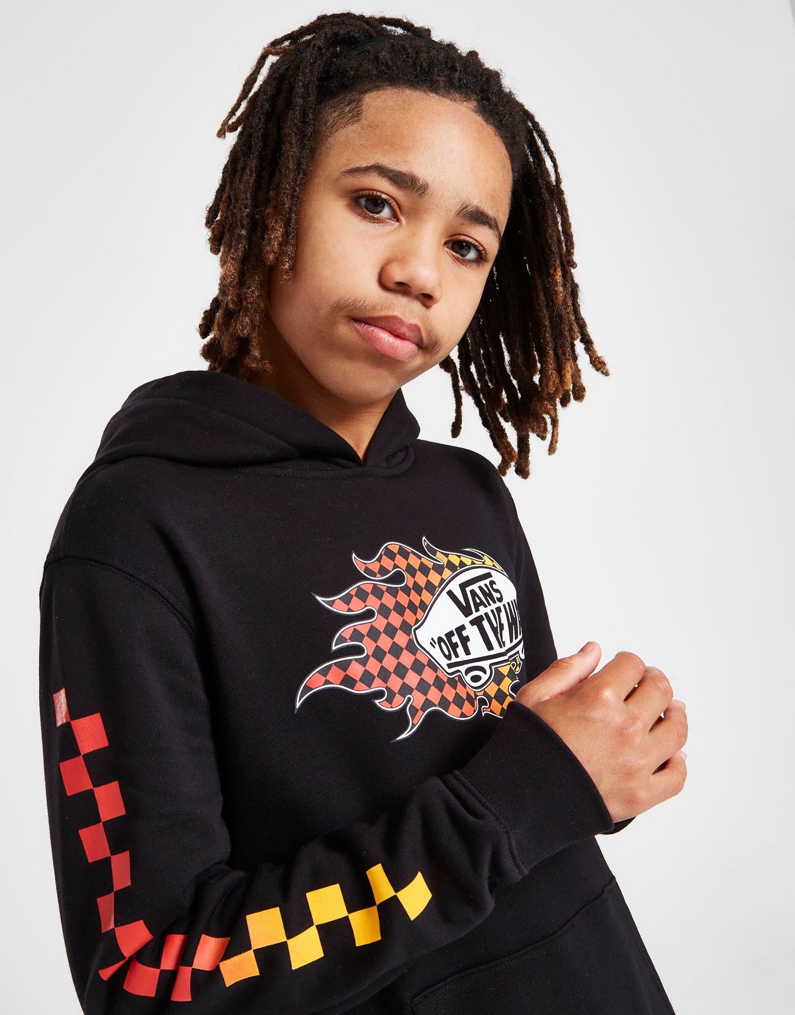 Vans Flame Overhead Hoodie Junior