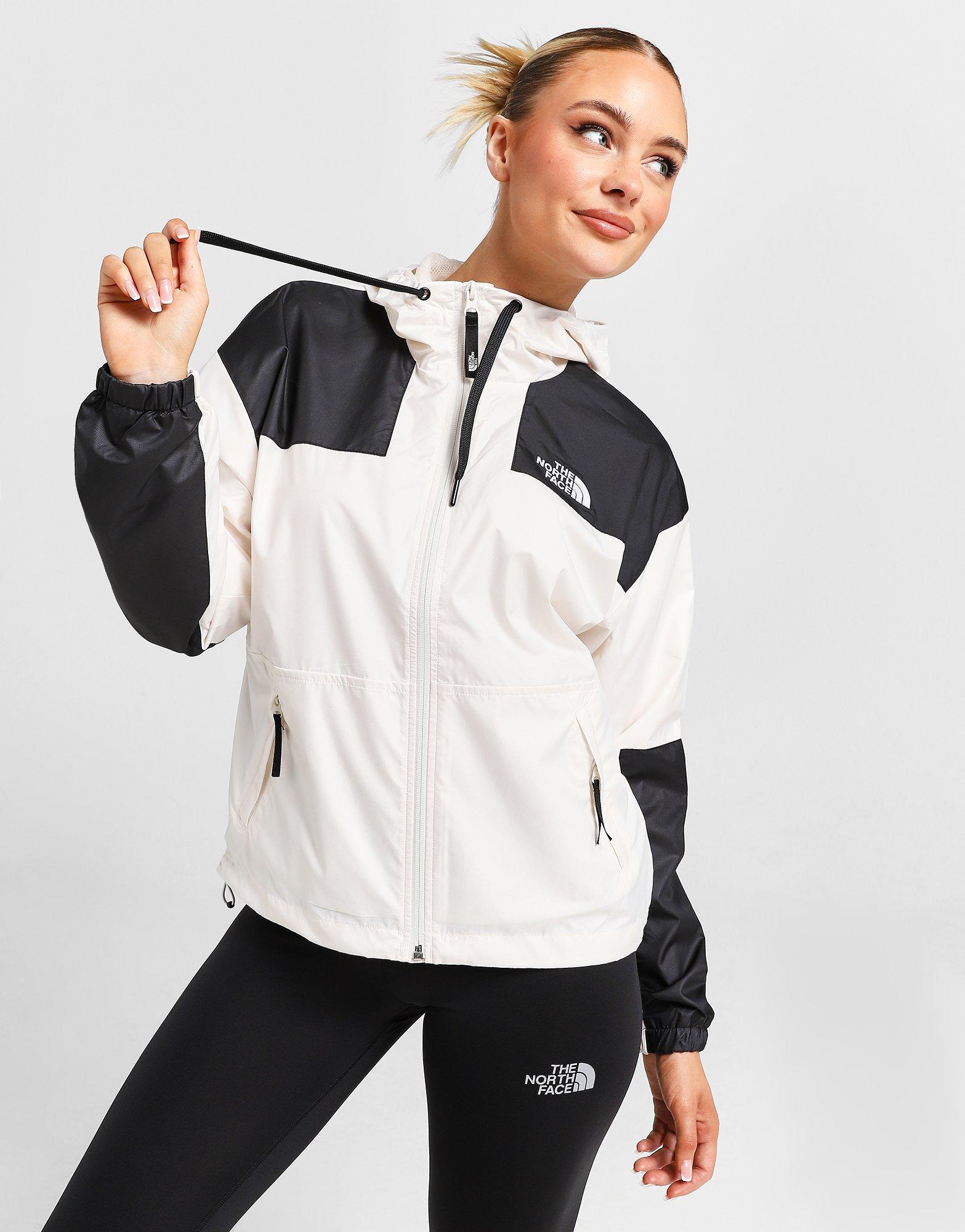 North face cheap white windbreaker