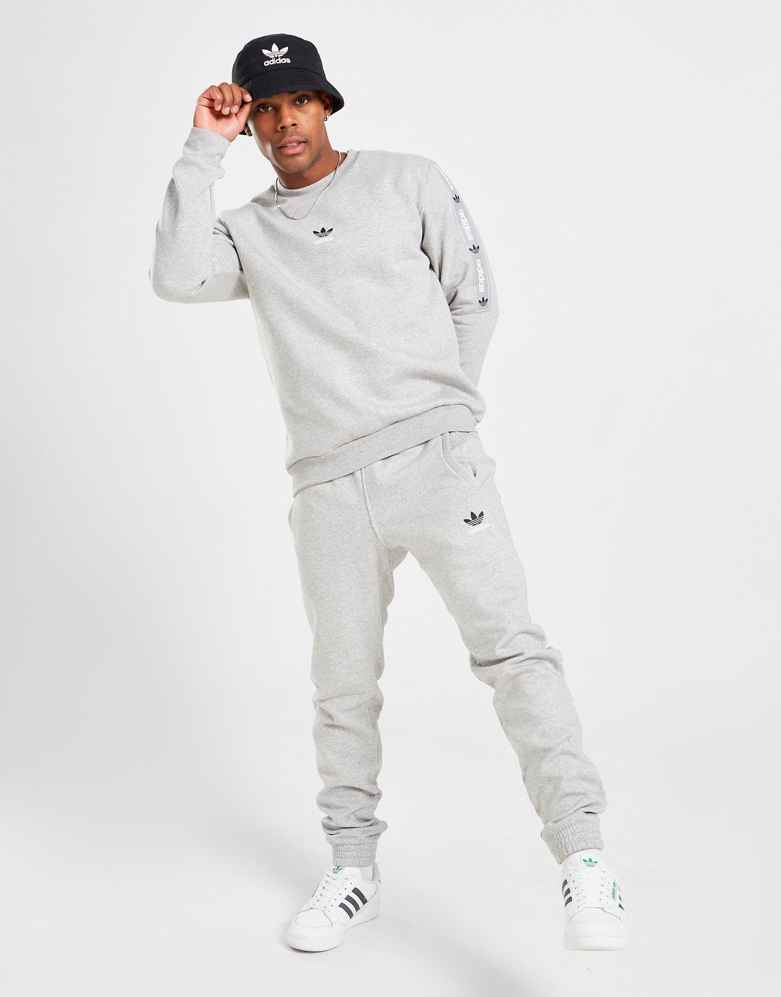 Adidas originals tape sweatshirt deals