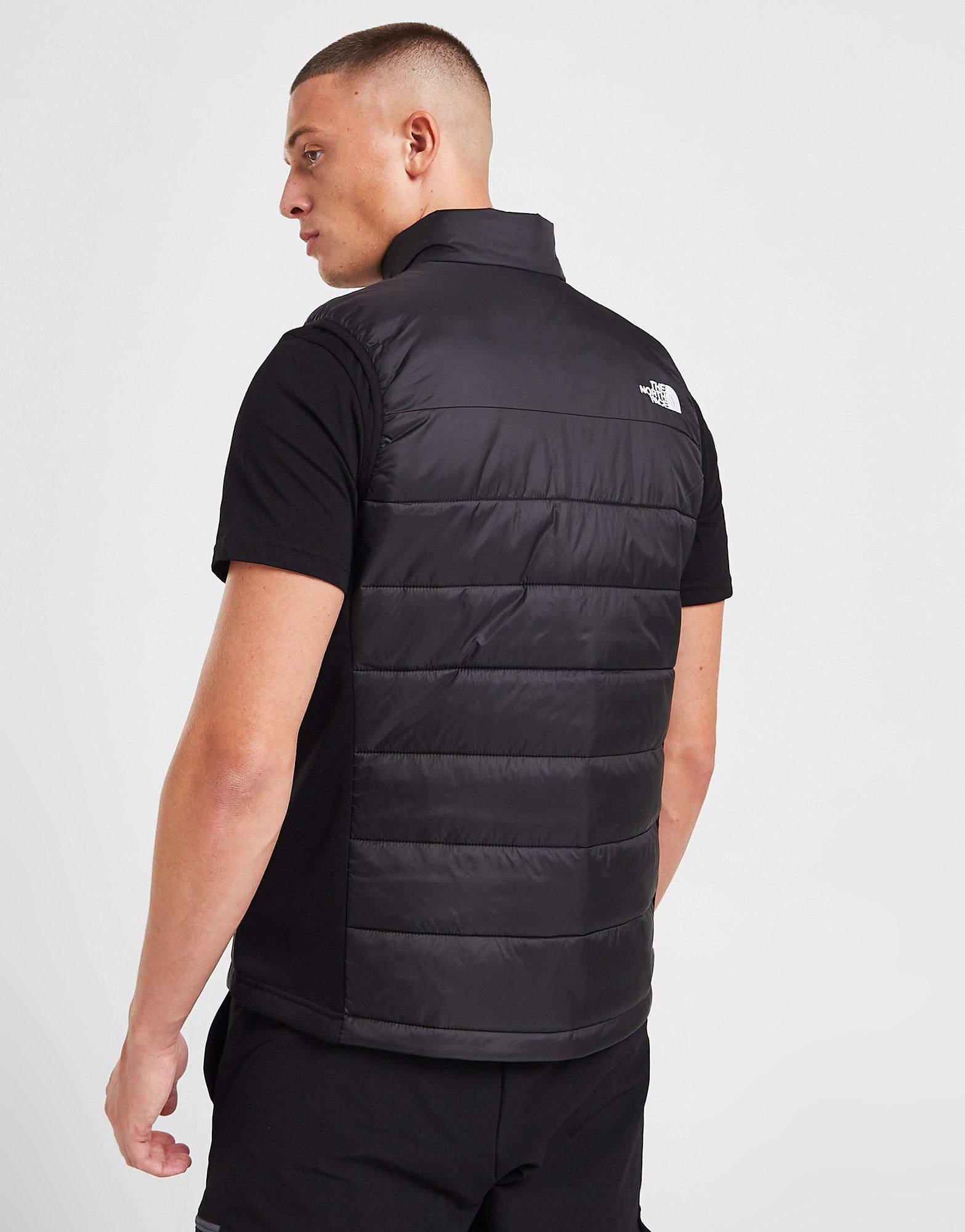 Mens north clearance face gilet black