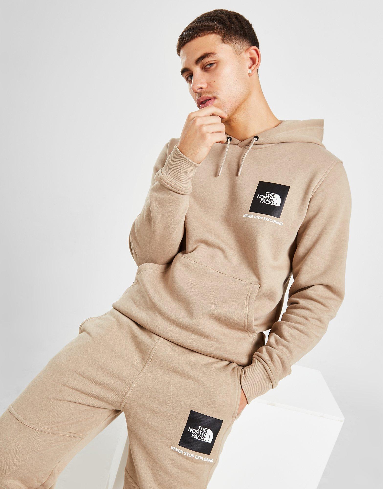 The north face box logo overhead hoodie clearance junior