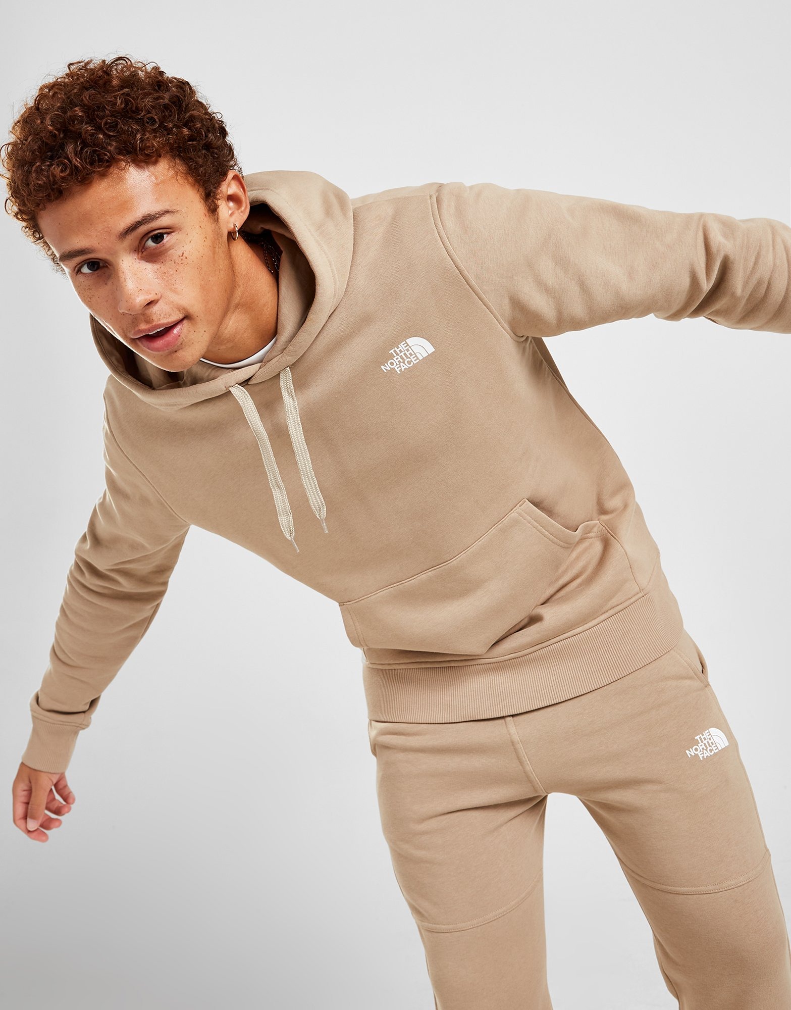Brown The North Face Overhead Fleece Tracksuit JD Sports Malaysia
