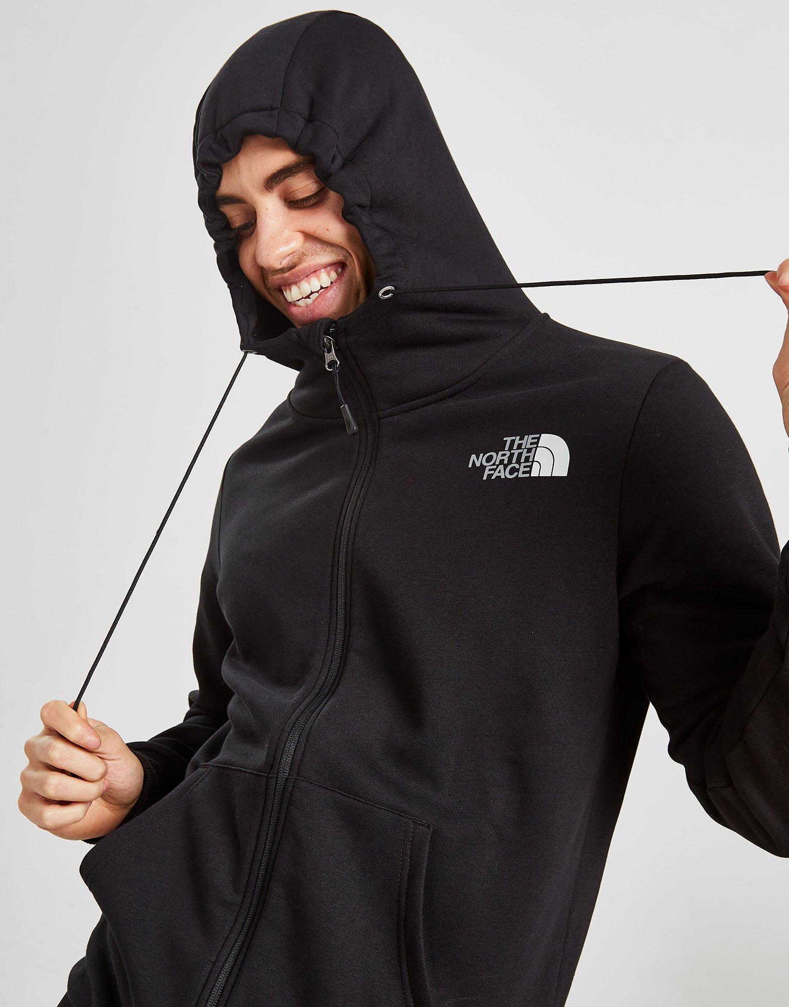 north face jumper with zip