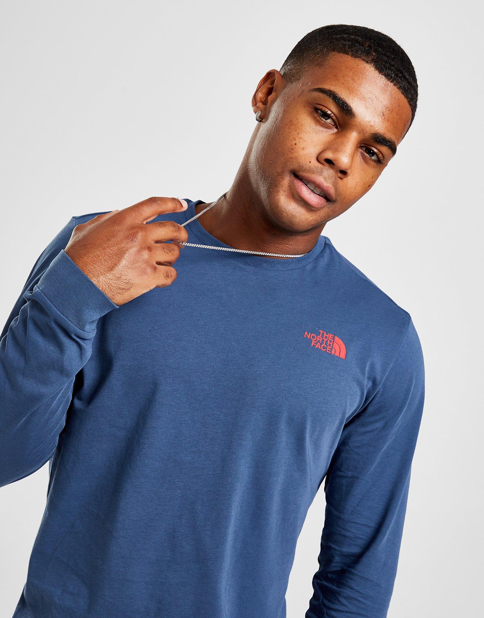 north face long sleeve top mens
