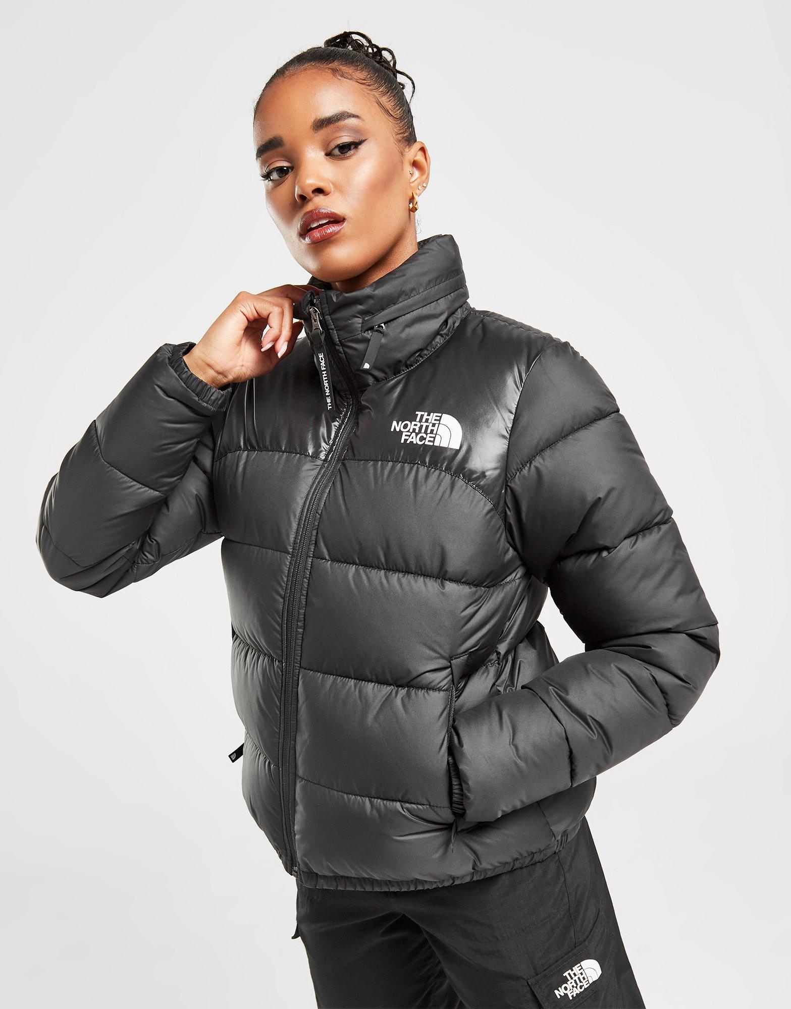 Black The North Face Logo Padded Jacket