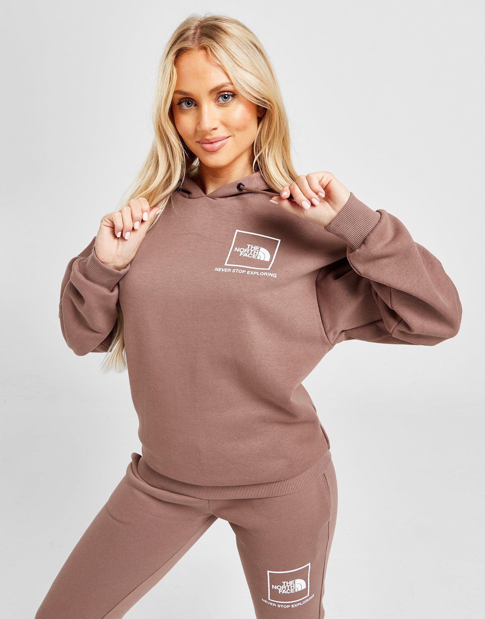 Brown The North Face Box Overhead Hoodie - JD Sports