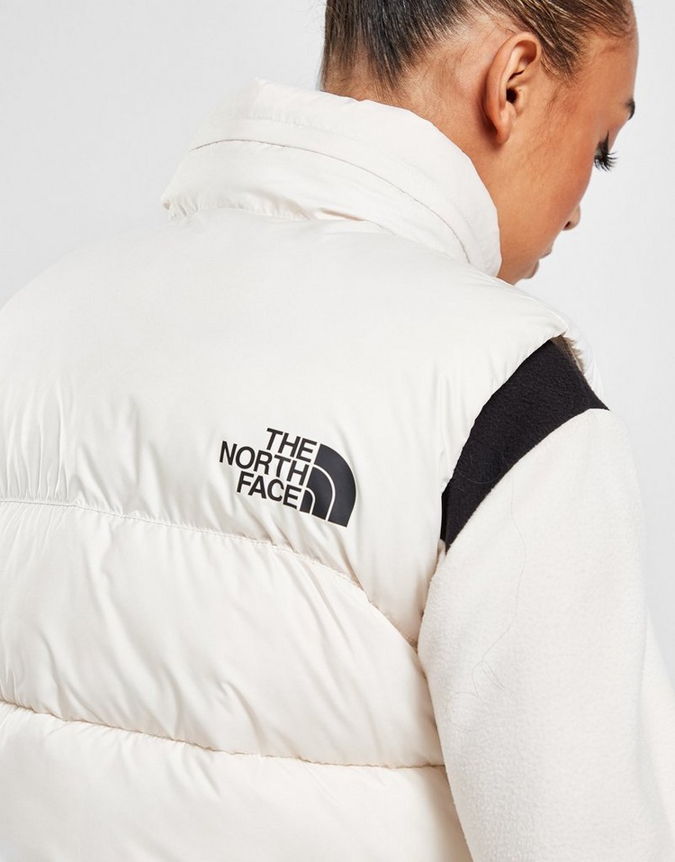 White The North Face Logo Padded Gilet | JD Sports UK