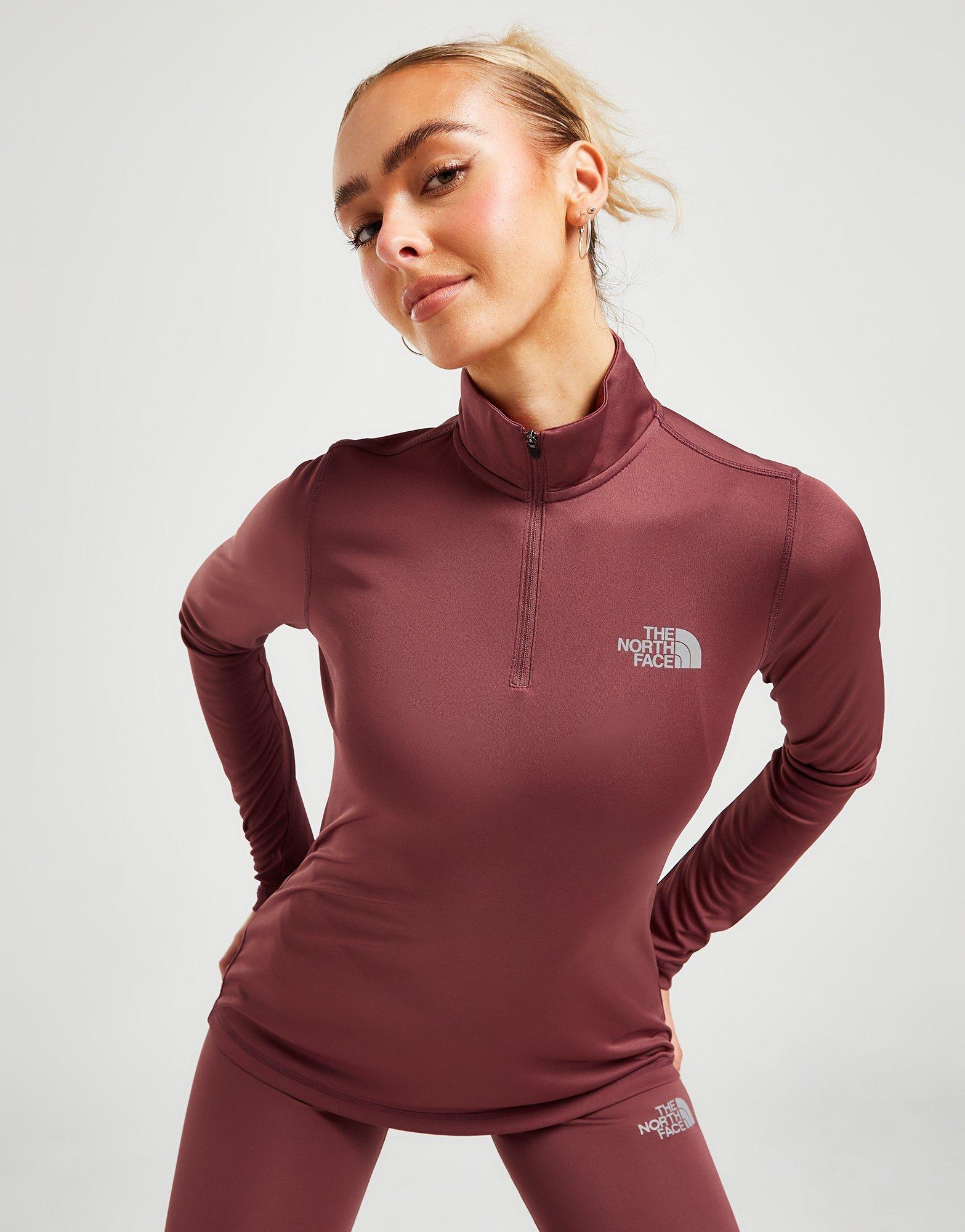 Red The North Face Never Stop Exploring 1/4 Zip Top | JD Sports UK