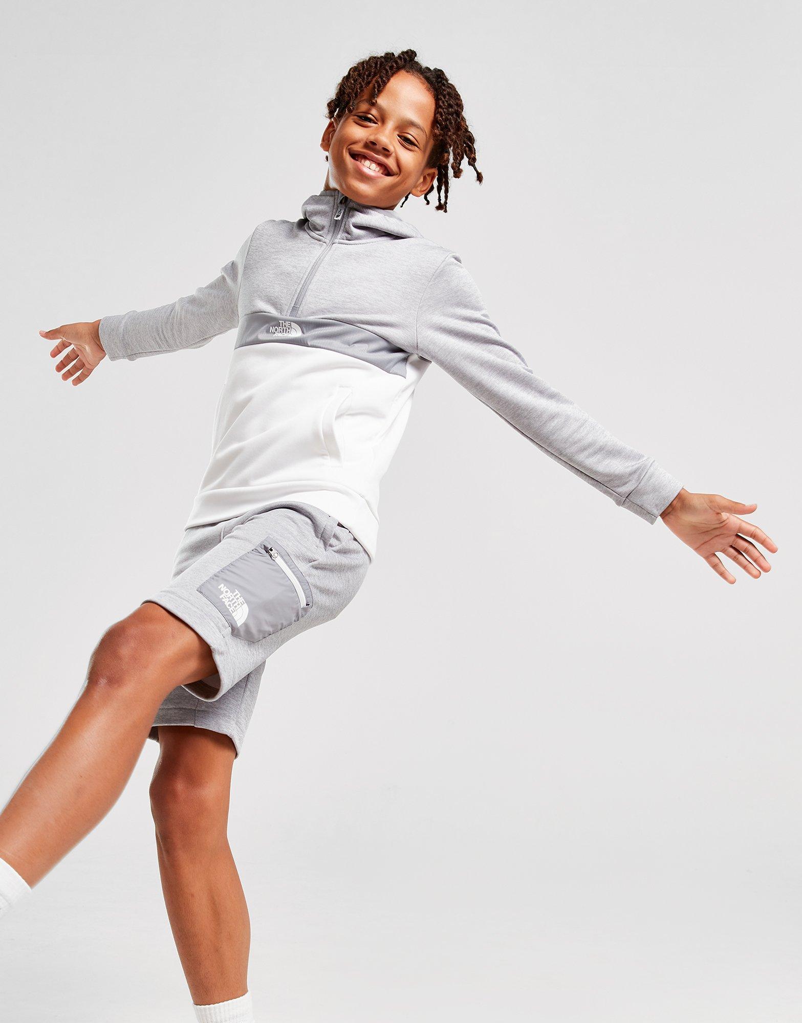 Grey The North Face Mittelegi 1/4 Zip Hoodie Junior | JD Sports Global