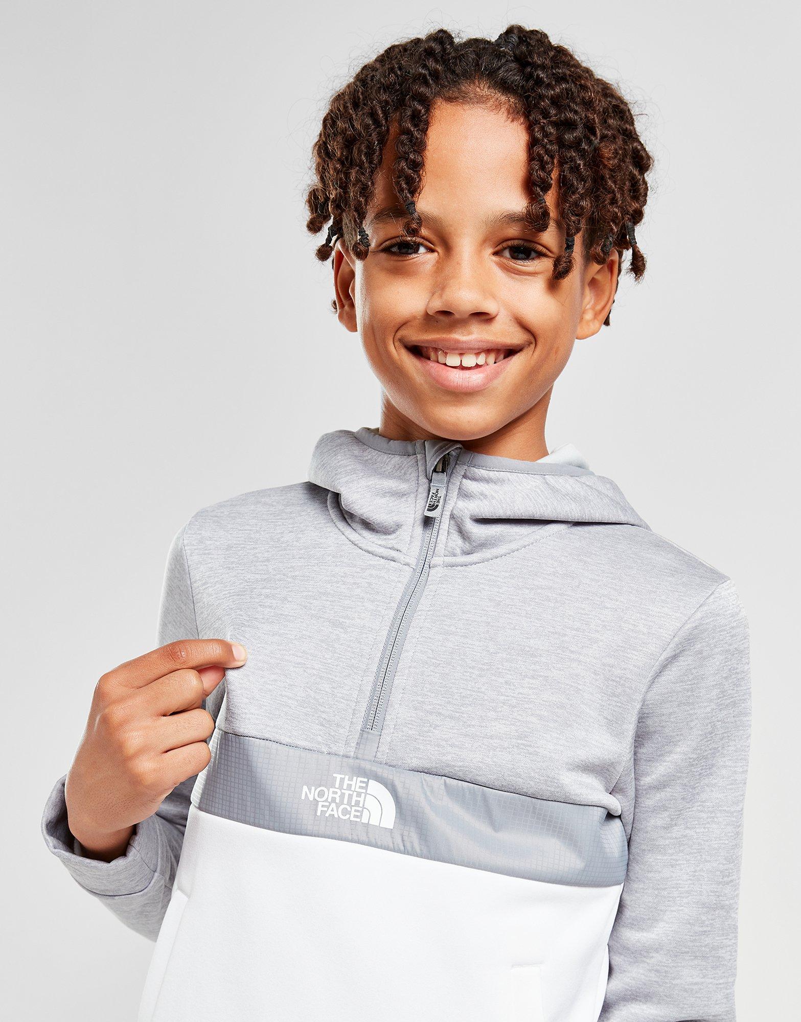 Grey The North Face Mittelegi 1/4 Zip Hoodie Junior | JD Sports UK