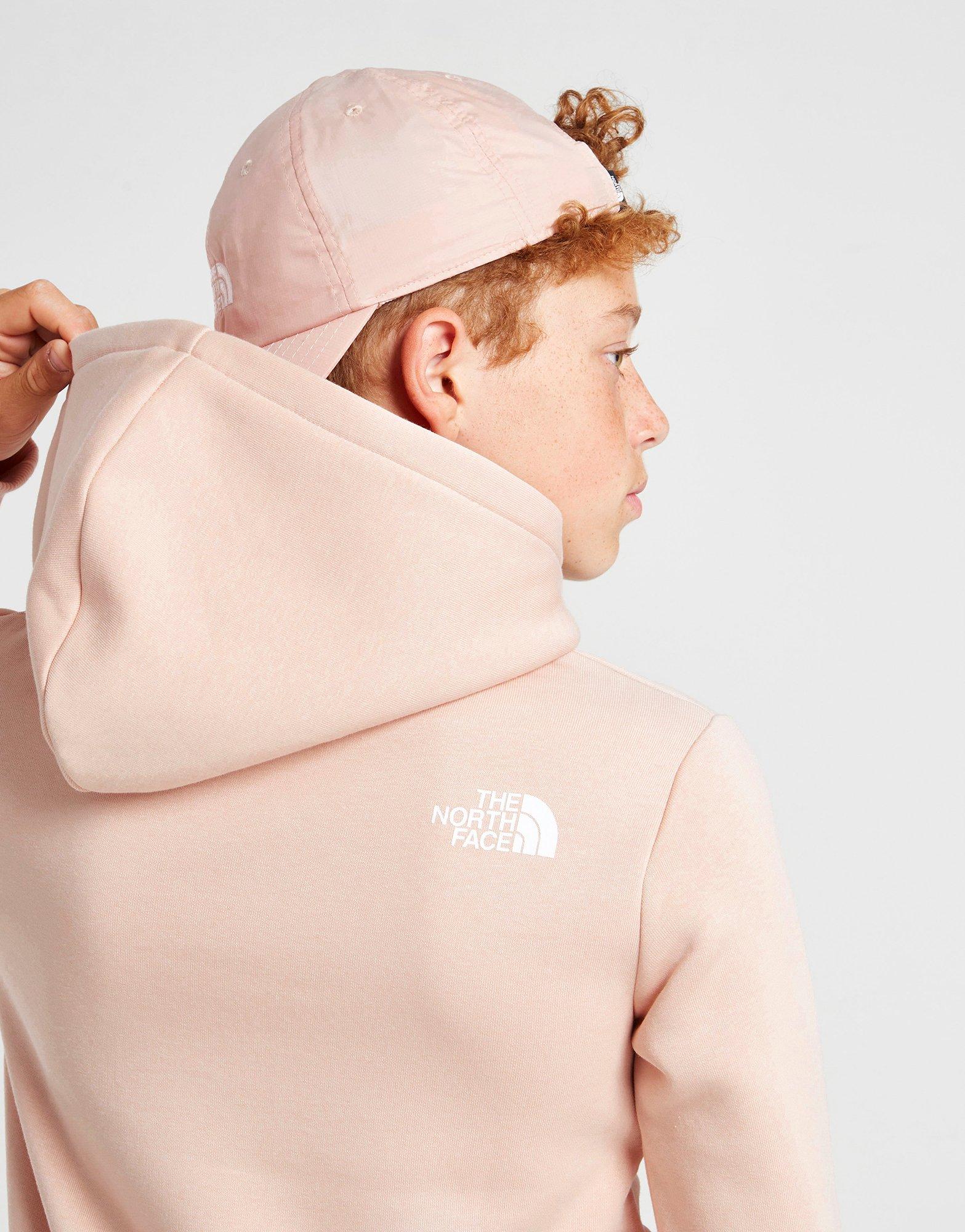 The North Face Logo Overhead Fleece Hoodie Junior
