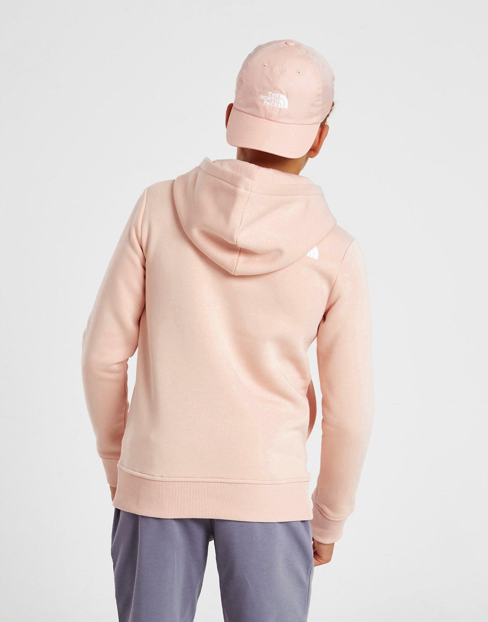 The North Face Logo Overhead Fleece Hoodie Junior