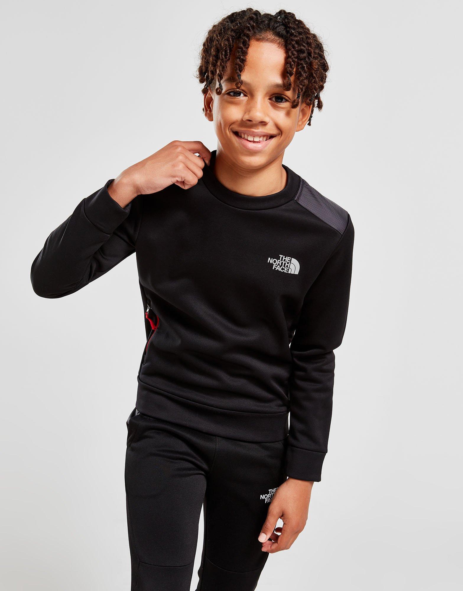 the north face mittelegi pocket crew sweatshirt