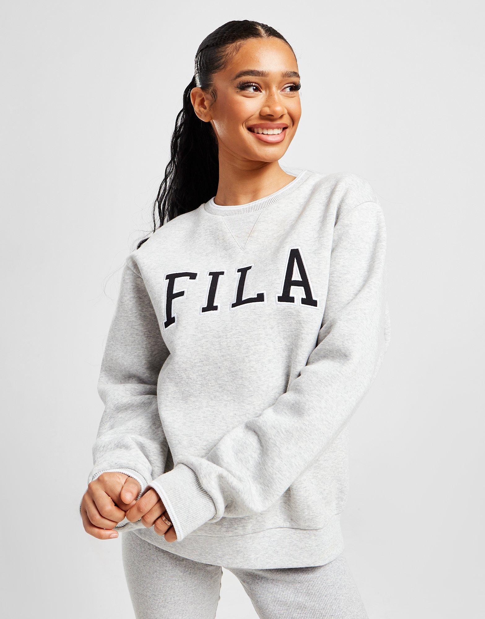 Fila Embroidered Logo Rib Crew Sweatshirt