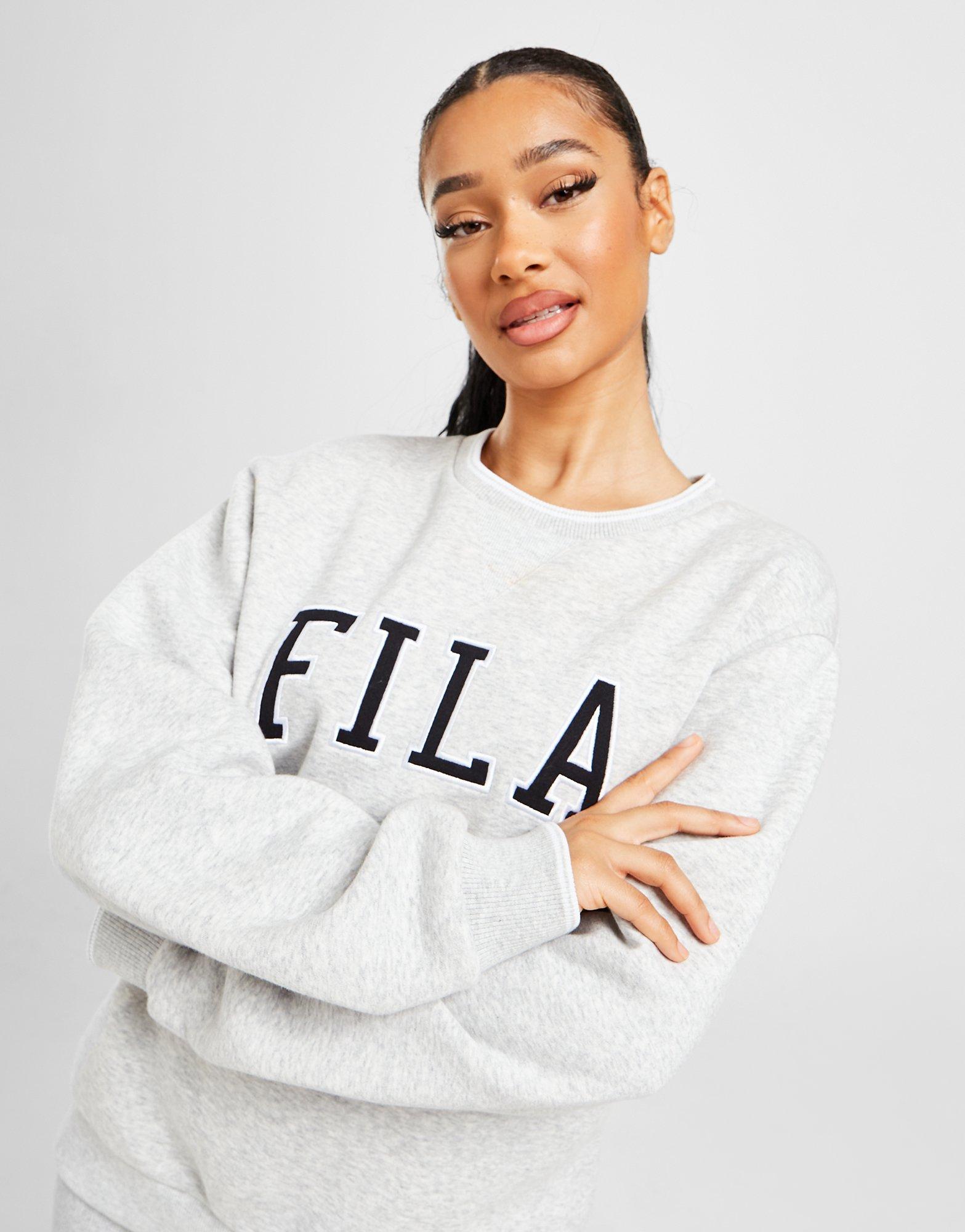 Fila Embroidered Logo Rib Crew Sweatshirt