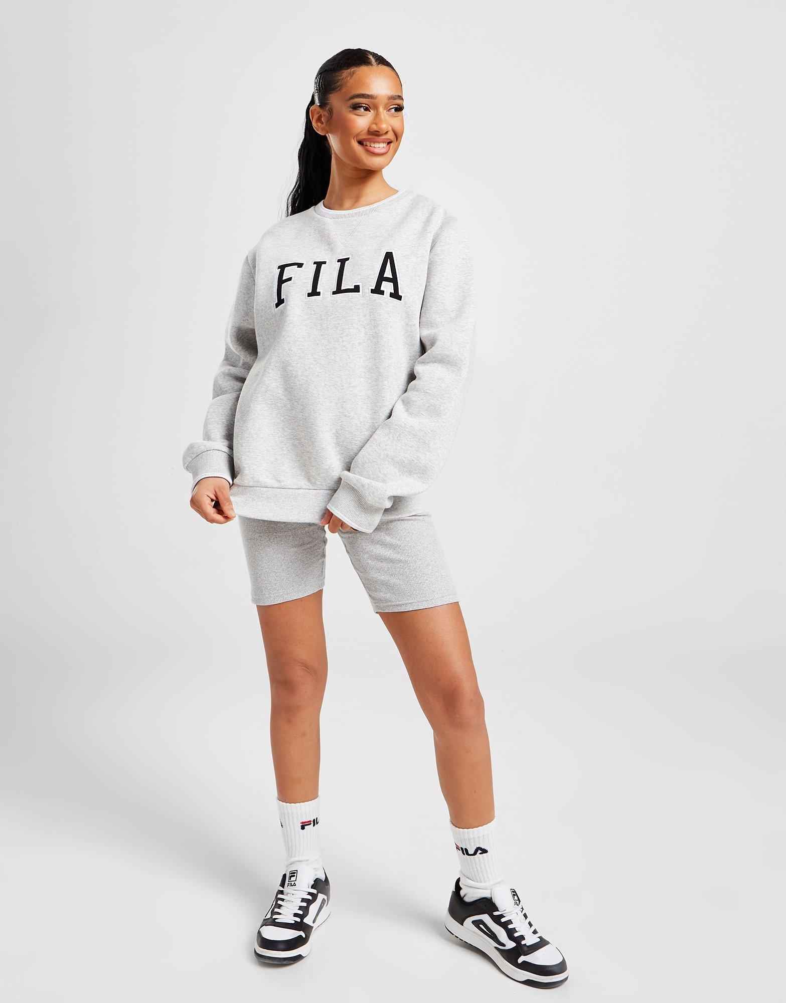 Fila Embroidered Logo Rib Crew Sweatshirt