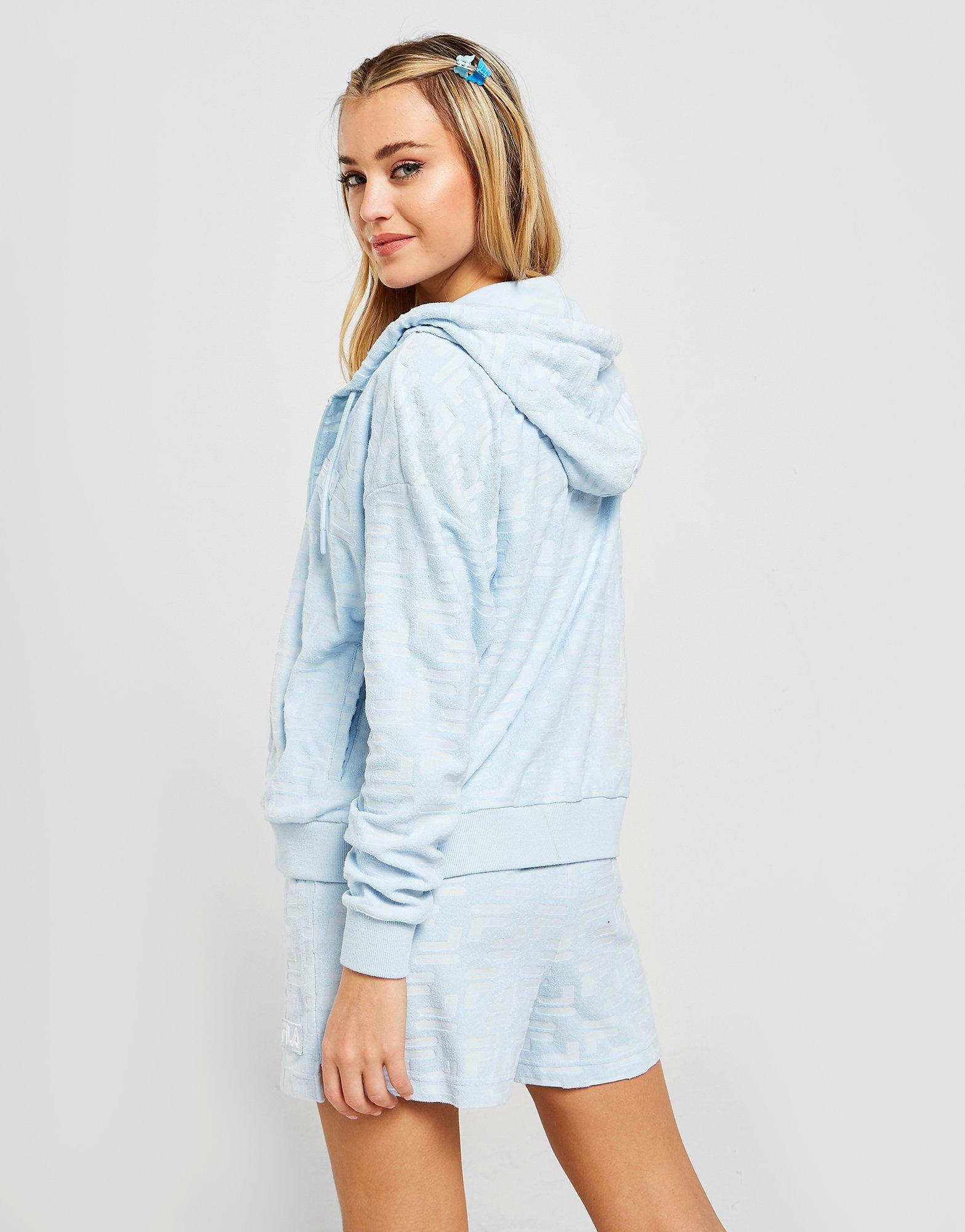 Fila All Over Print Towel Full Zip Hoodie