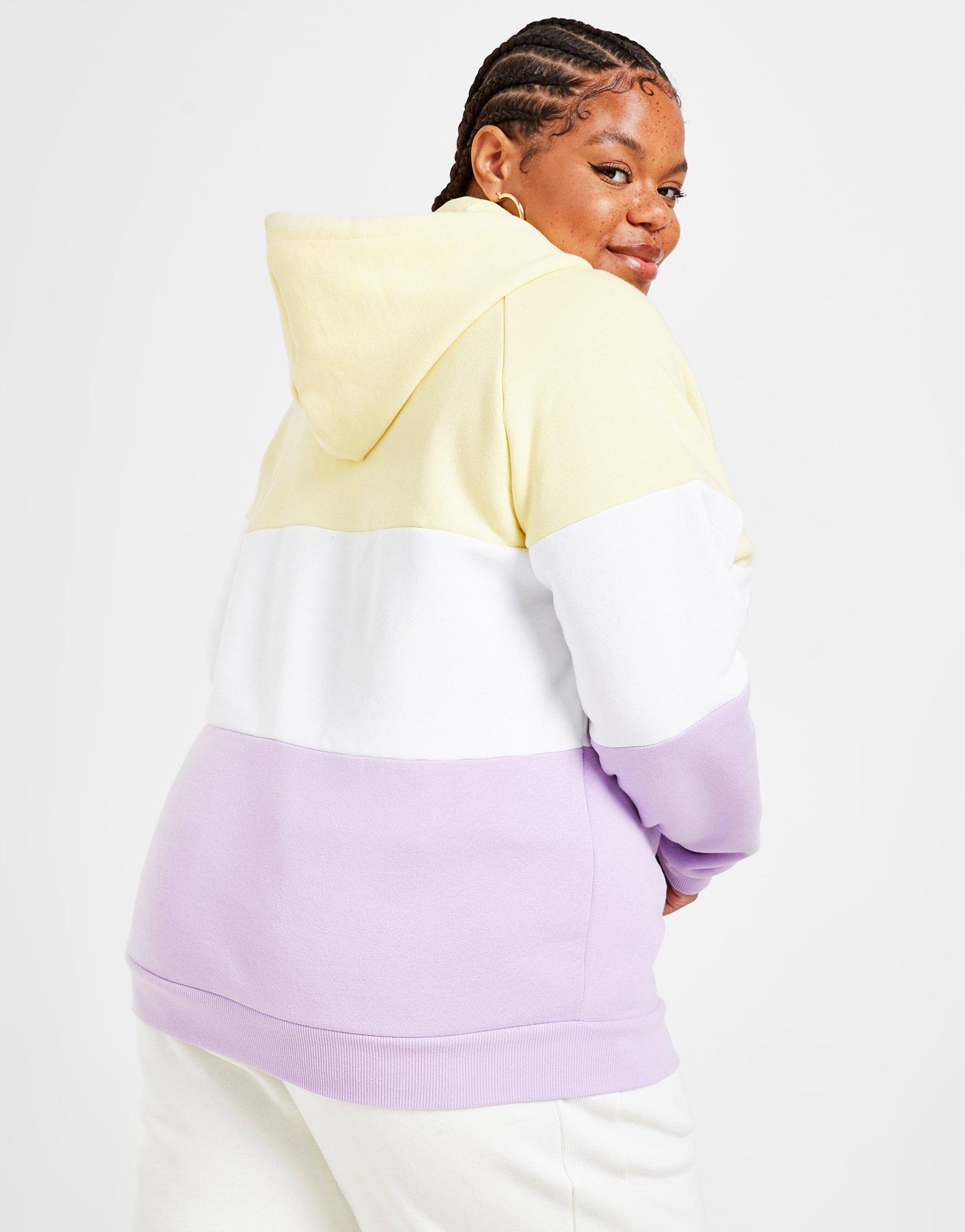Fila Plus Size Colour Block Boyfriend Hoodie