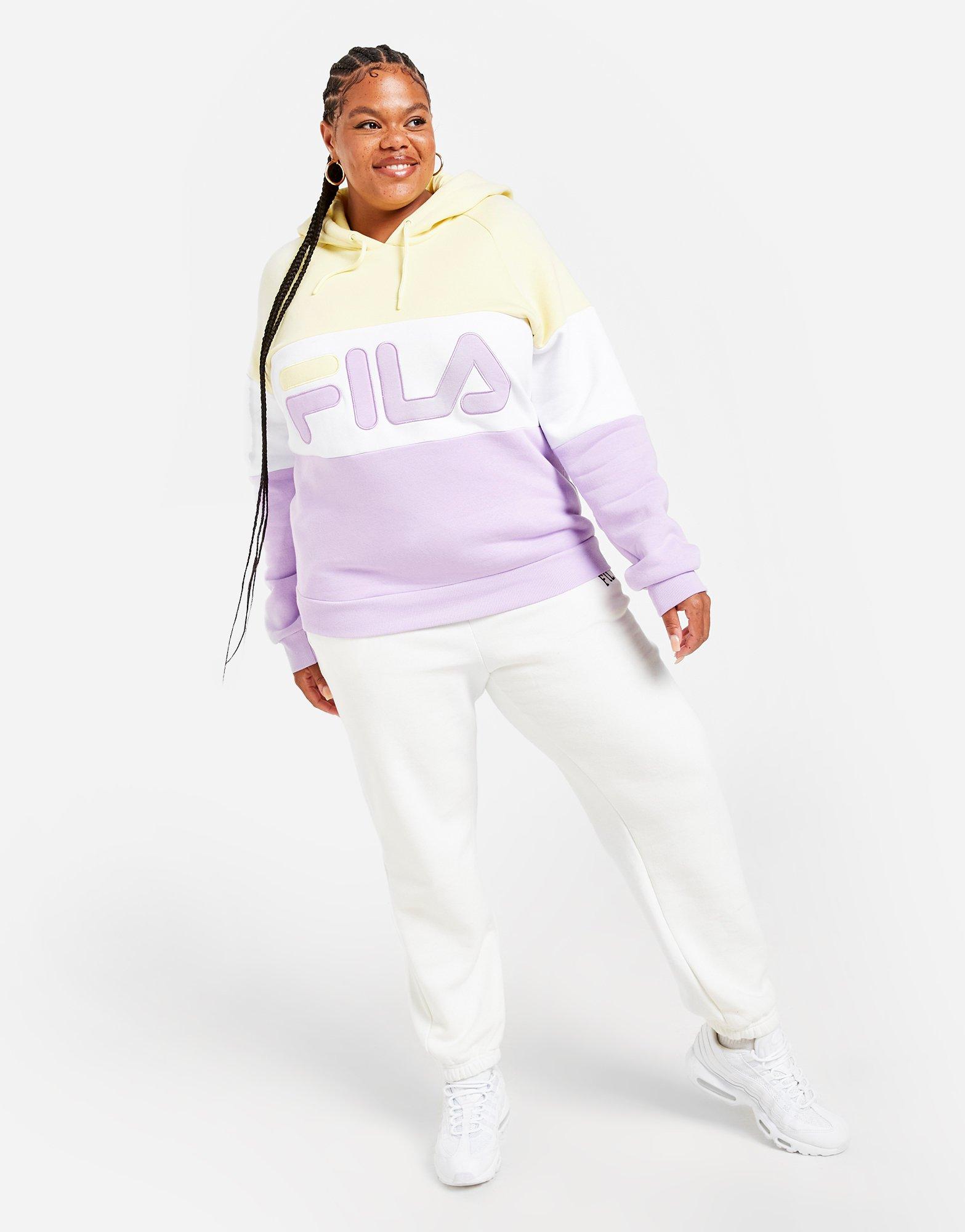 Fila Plus Size Colour Block Boyfriend Hoodie