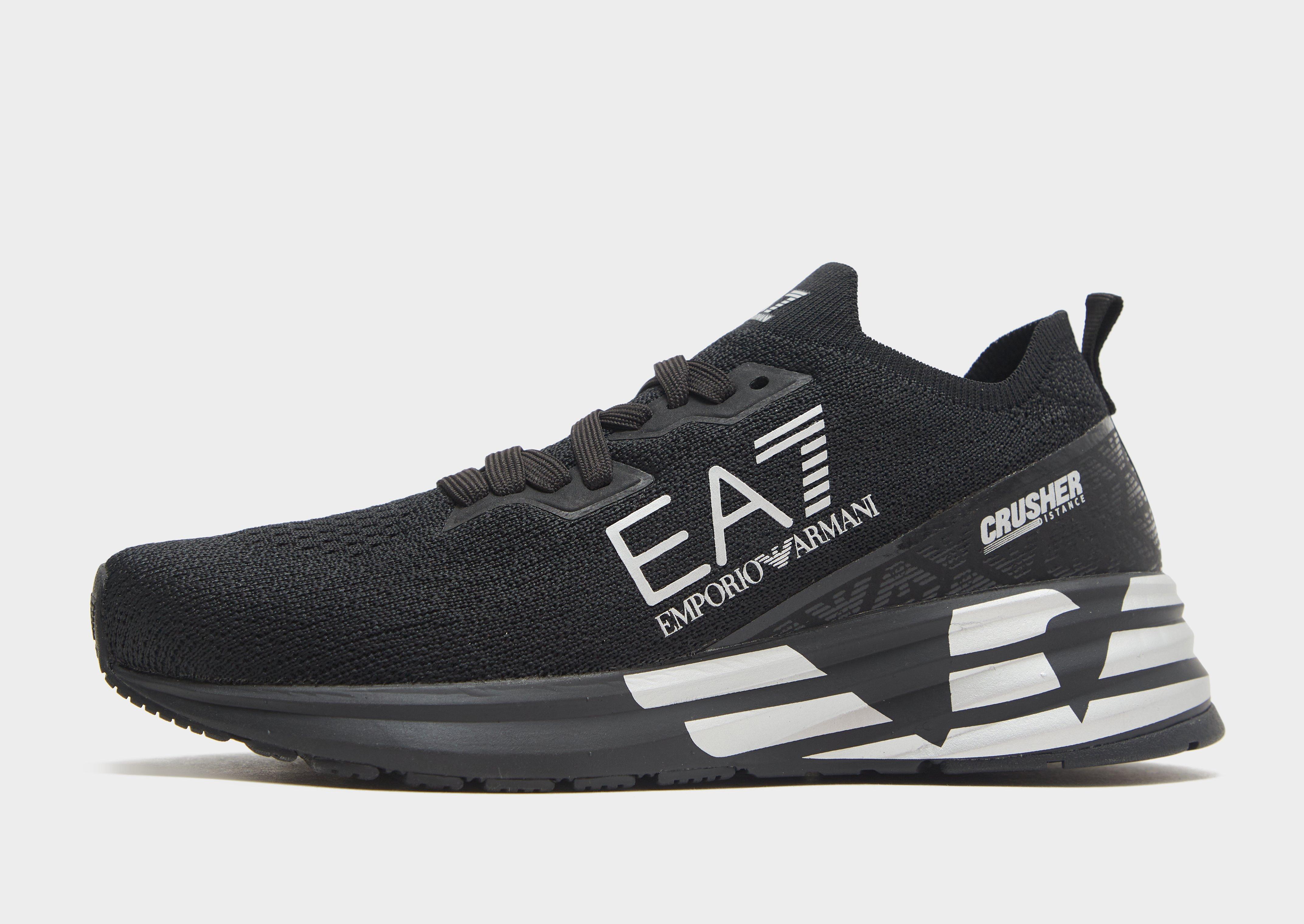 Black Emporio Armani EA7 Crusher Knit Women's JD Sports Malaysia