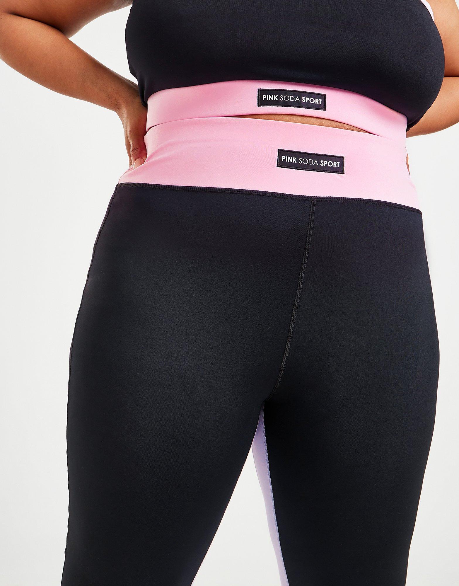Pink Soda Sport Plus Size Breeze Tights