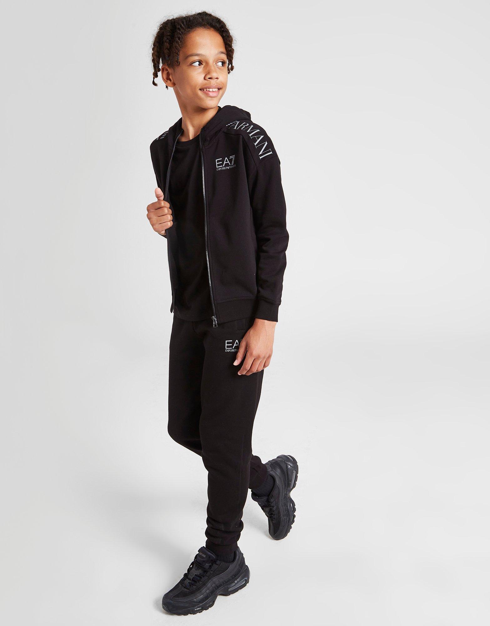Emporio Armani EA7 Train Logo Full Zip Hoodie Junior
