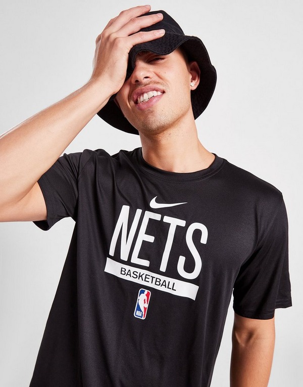 Nike camiseta NBA Nets Practice en Negro | JD Sports España