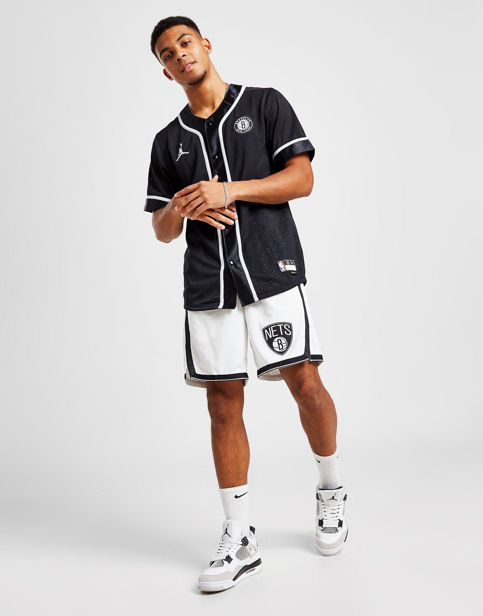 Brooklyn Nets 2019-20 City Edition White Swingman Shorts — SportsWRLDD