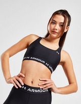 Under Armour HeatGear Logo Band Sports Bra Damen